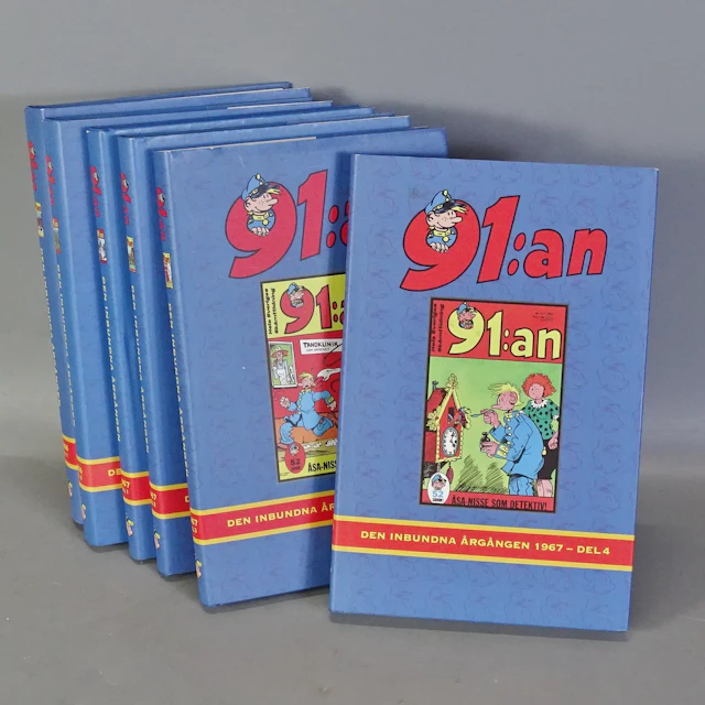 Serier "91:an " inbundna, 1966 och 67 Egmont Kärnan AB, 2011