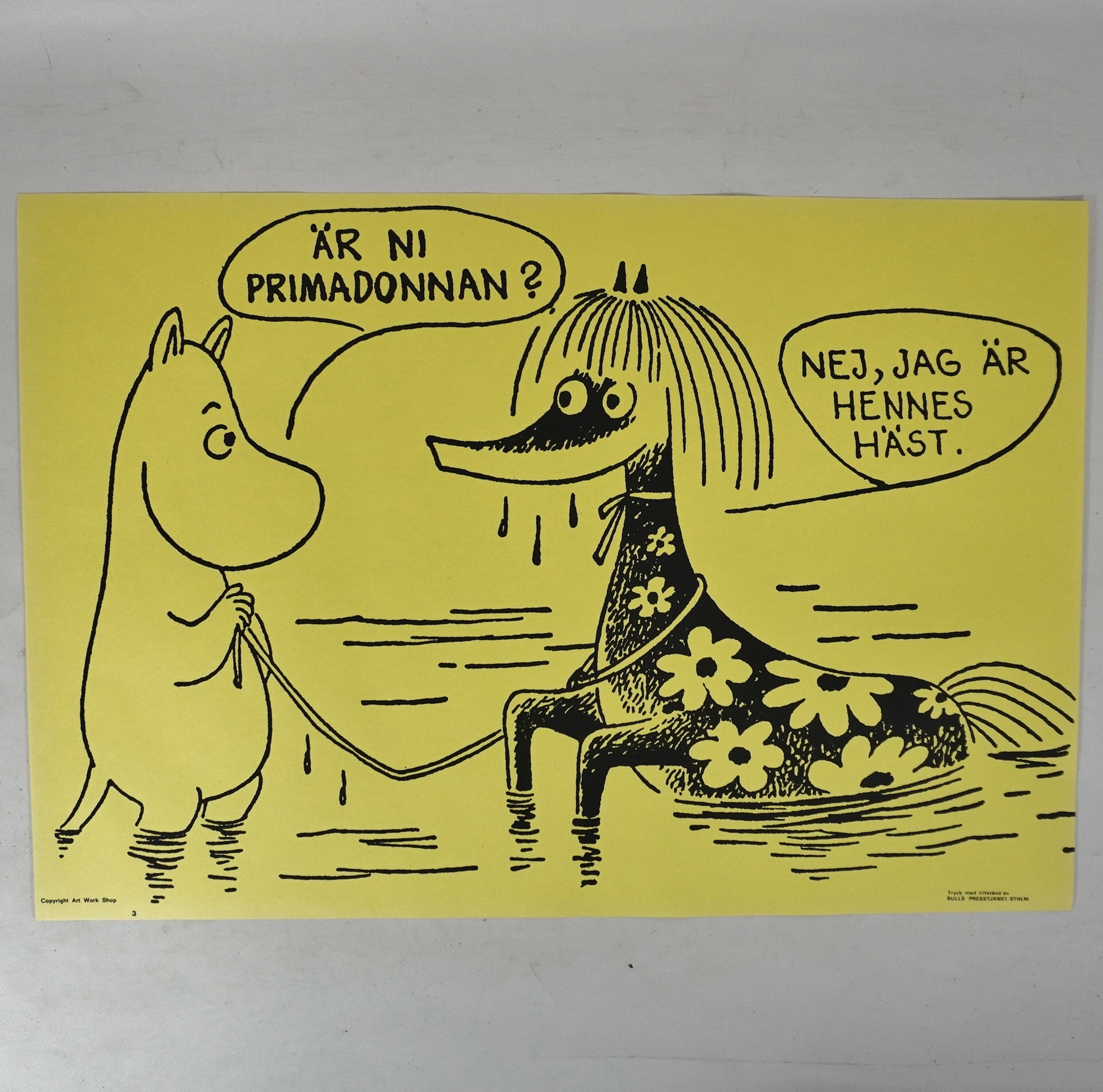 Affisch, Mumin, efter Tove Jansson