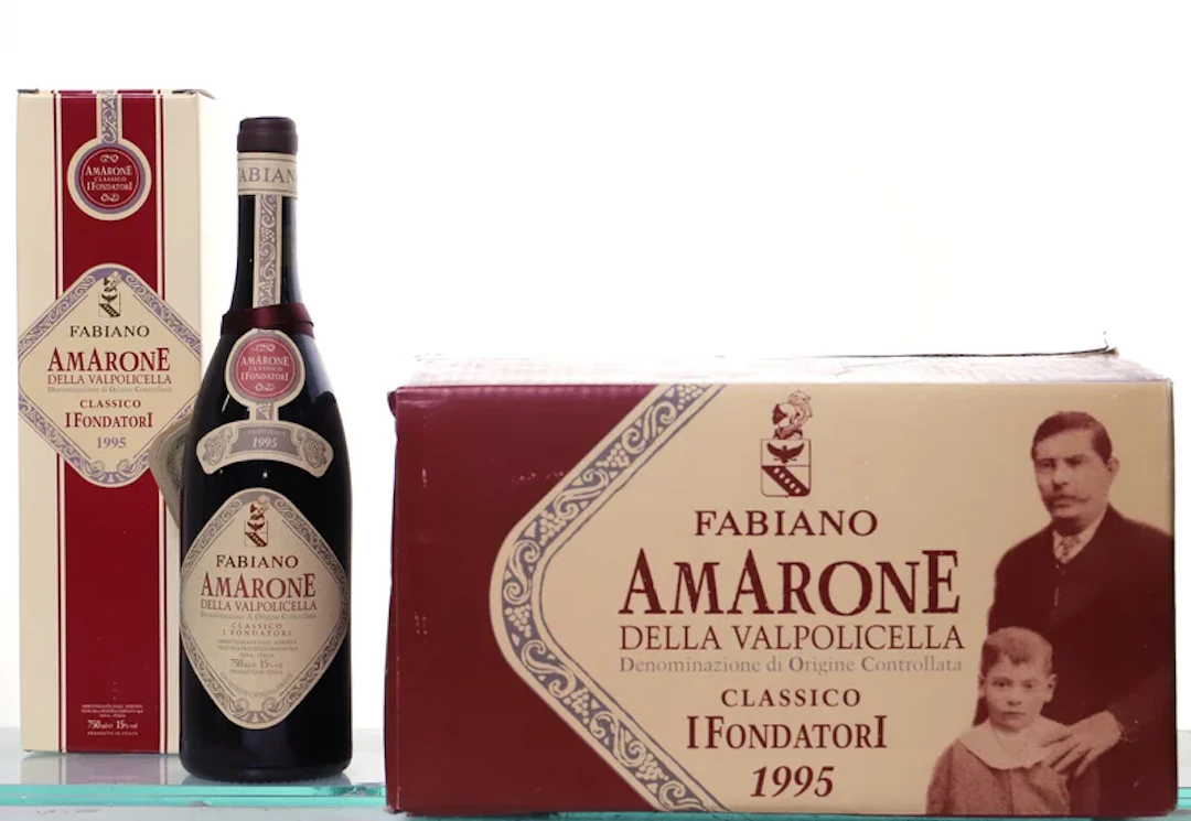 6 bottles, OC-1. VENETO Fabiano, Amarone della Valpolicella I Fondatori, 1995.