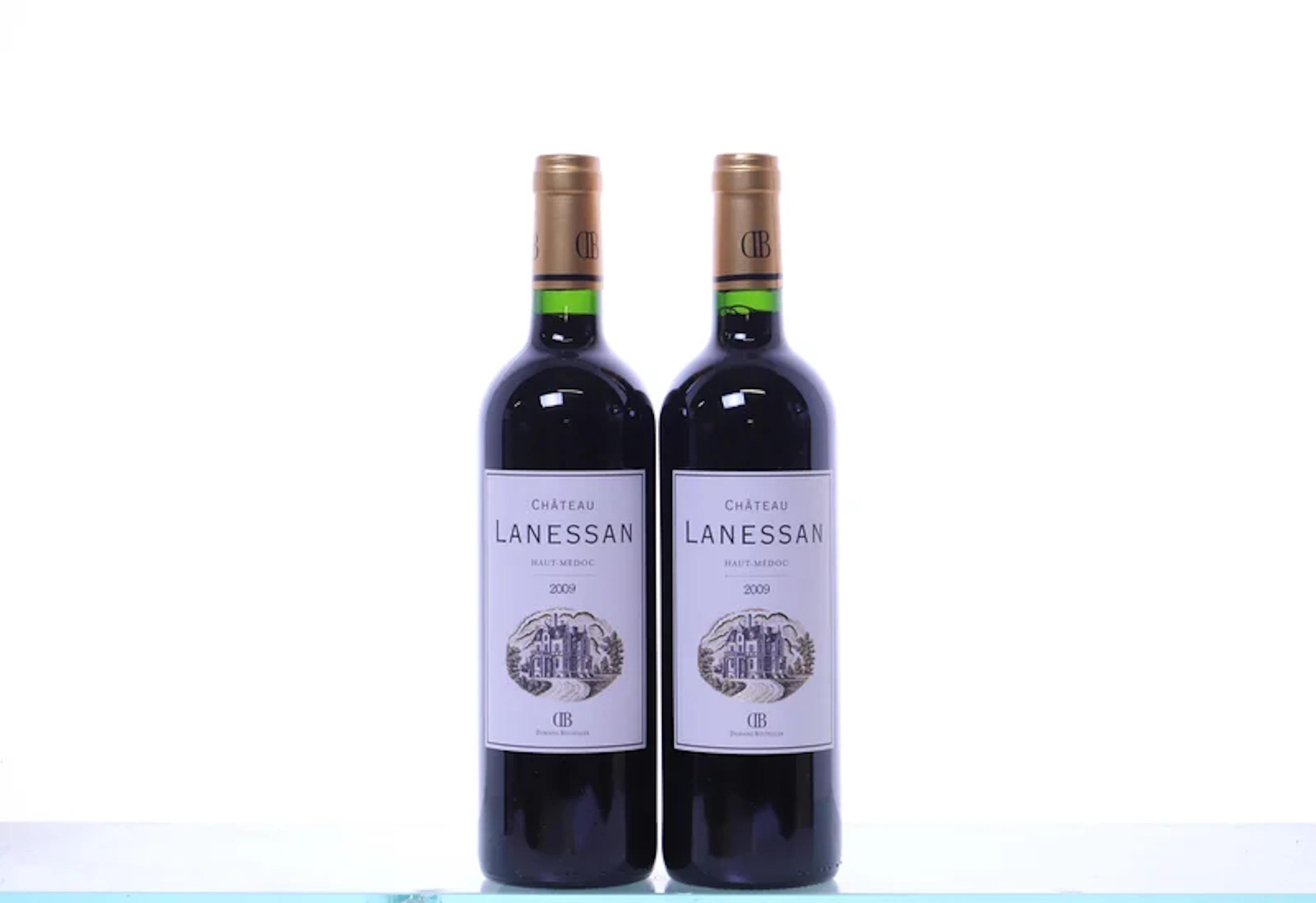 2 bottles. Château Lanessan Cru Bourgeois Haut-Médoc, 2009.