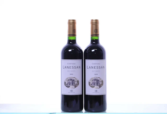 2 bottles. Château Lanessan Cru Bourgeois Haut-Médoc, 2009.