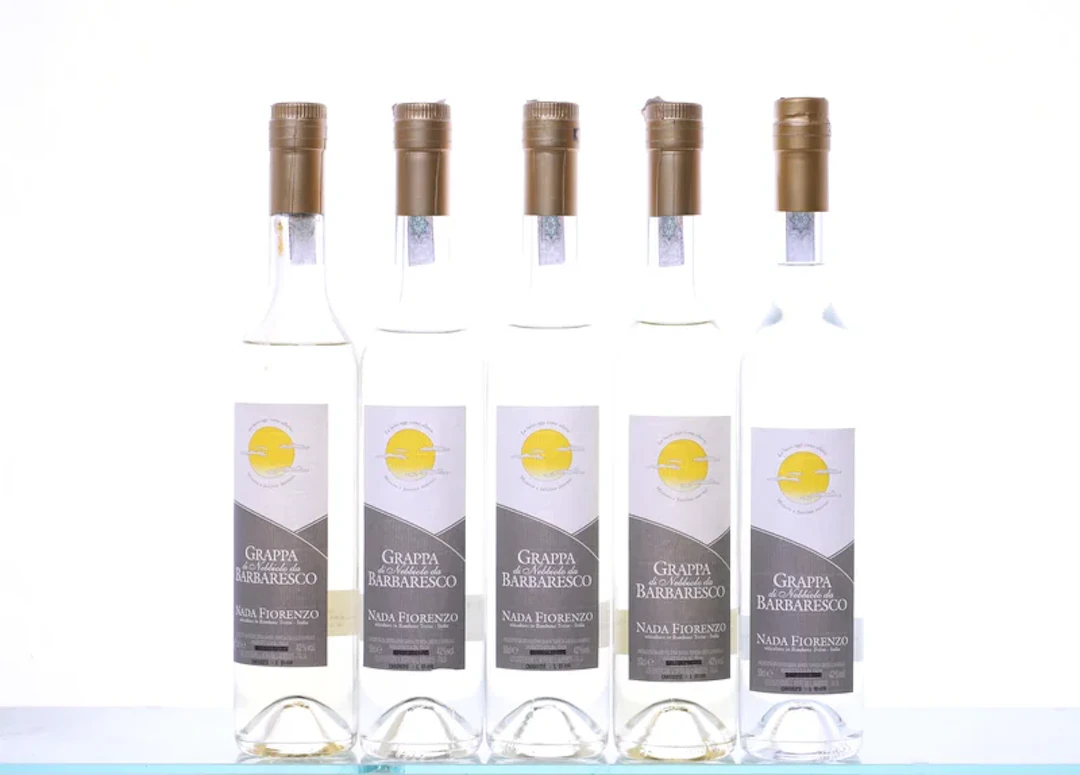 5 bottles 50cl. GRAPPA Nada Fiorenzo, Grappa di Barbaresco.