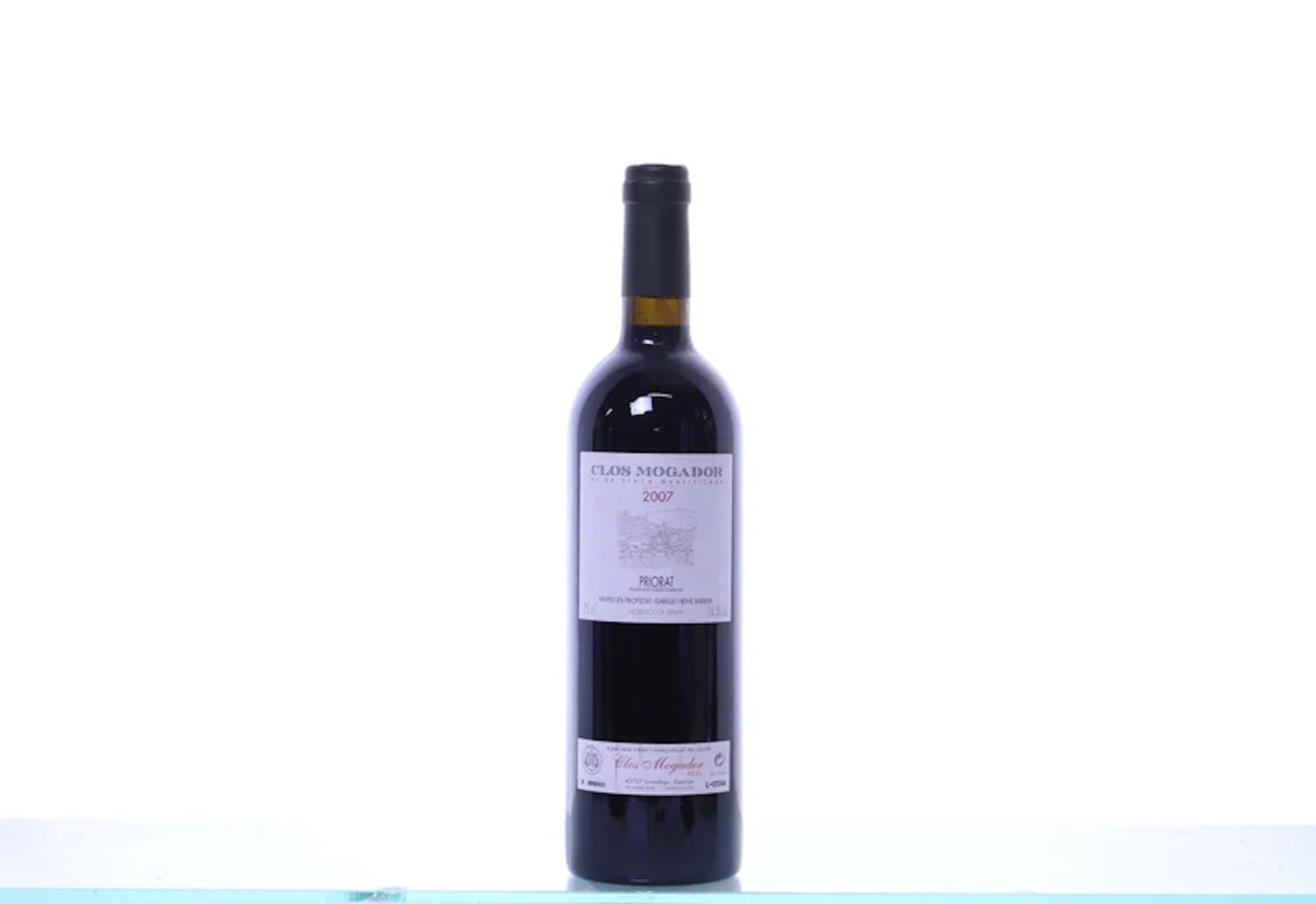 1 bottle. PRIORAT René Barbier, Clos Mogador, 2007. Rating: P96.