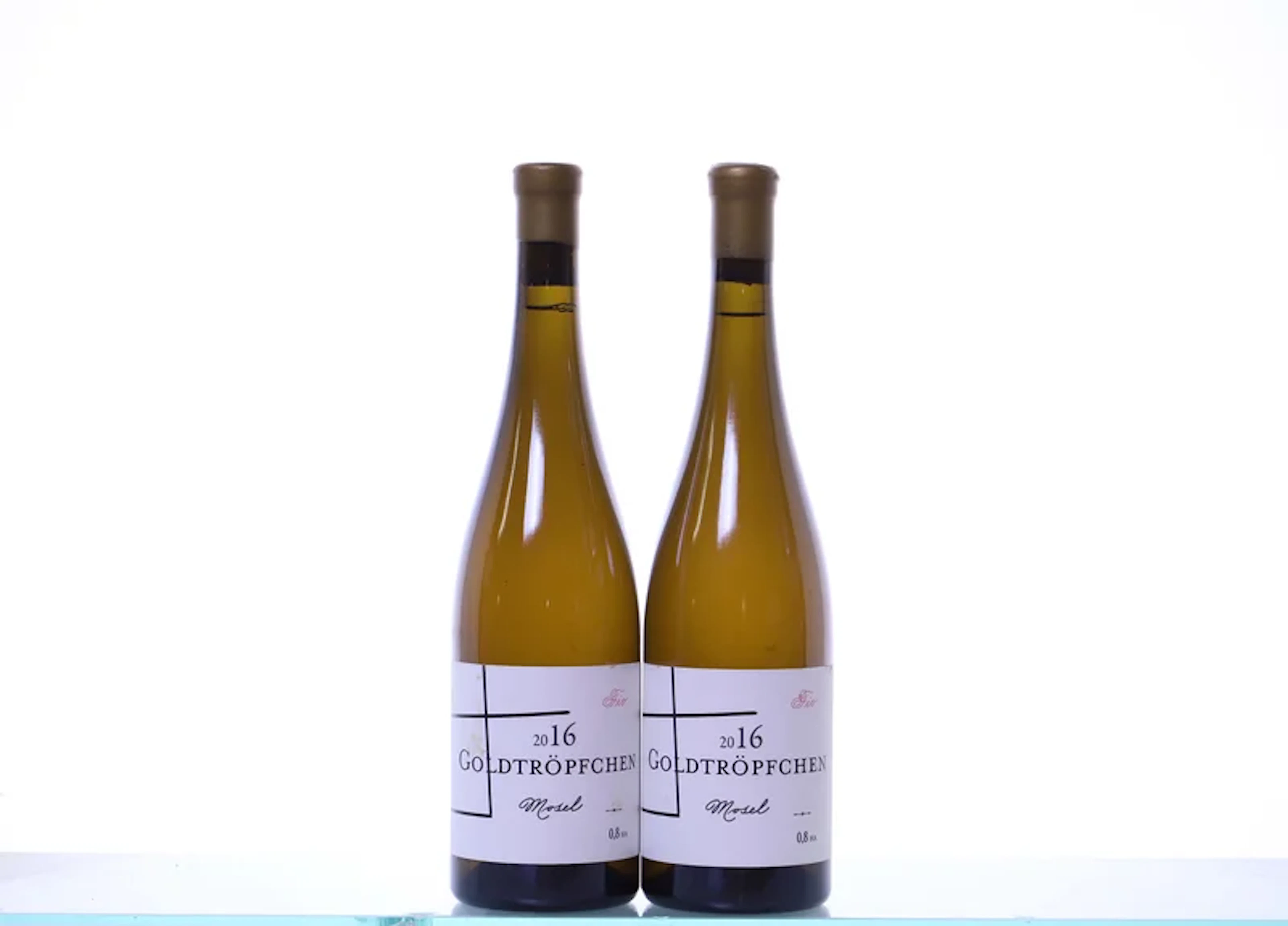 2 bottles. MOSEL Fio, Piesporter Goldtröpfchen Riesling, 2016.