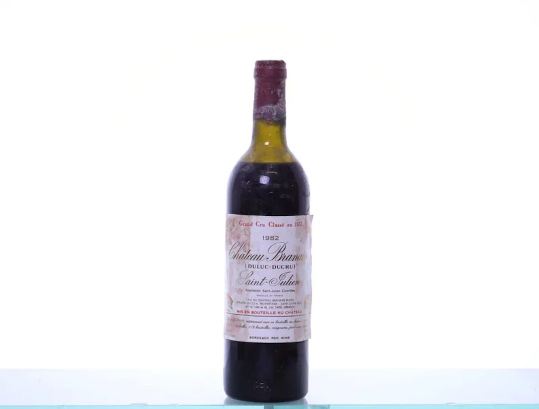 1 bottle. Château Branaire-Ducru 4ème Cru Saint-Julien, 1982. Rating: P93.