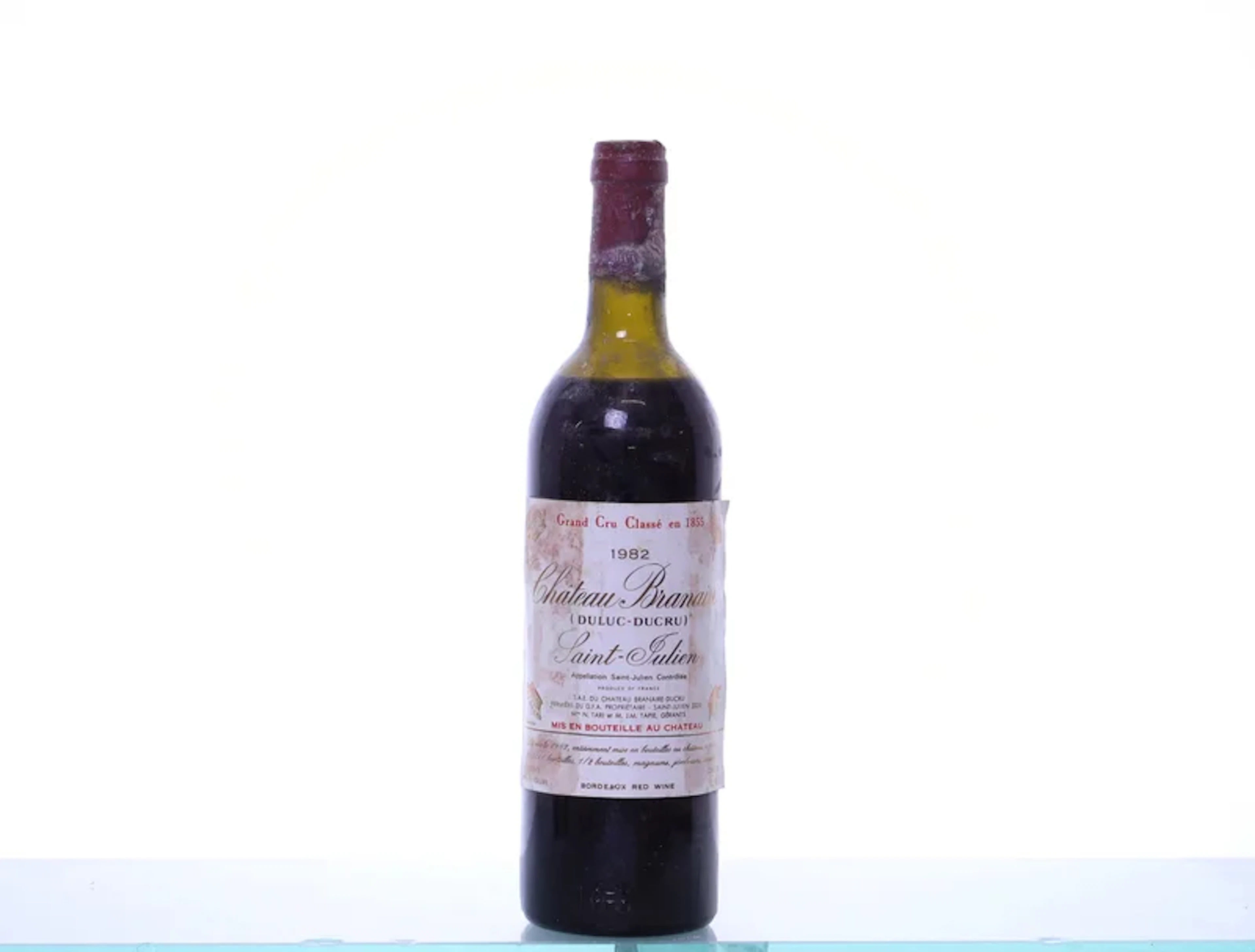 1 bottle. Château Branaire-Ducru 4ème Cru Saint-Julien, 1982. Rating: P93.