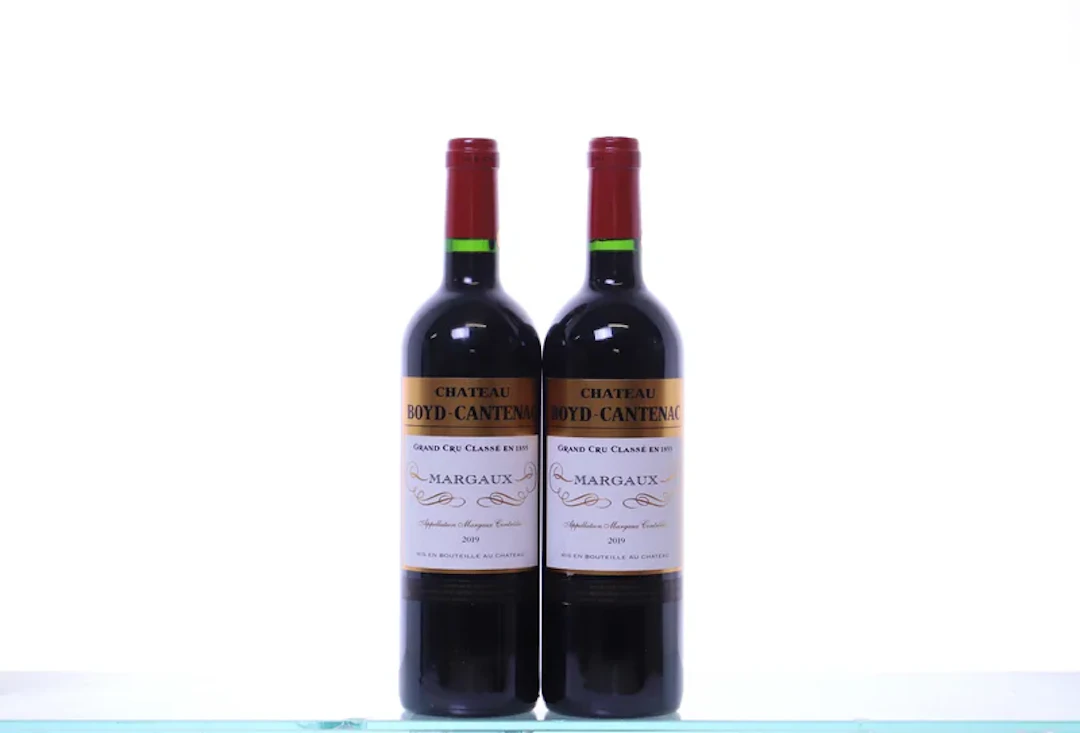 2 bottles. Château Boyd-Cantenac 3ème Cru Margaux, 2019.