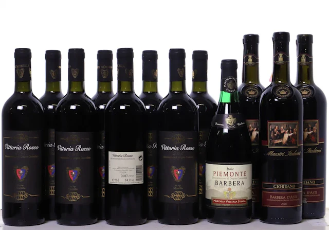 12 bottles. ITALY mixed 2006-2007.