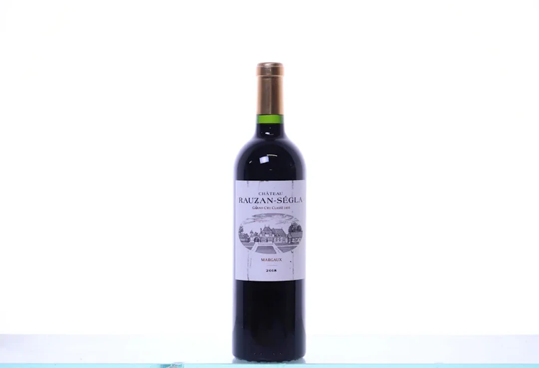 1 bottle. Château Rauzan-Ségla 2ème Cru Margaux, 2018. Rating: P98+/WS96.