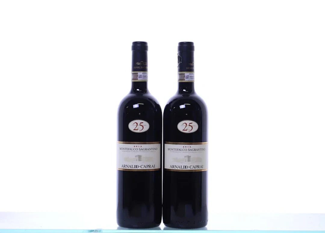 2 bottles. UMBRIA Arnaldo-Caprai, 25 Anniversario Sagrantino di Montefalco