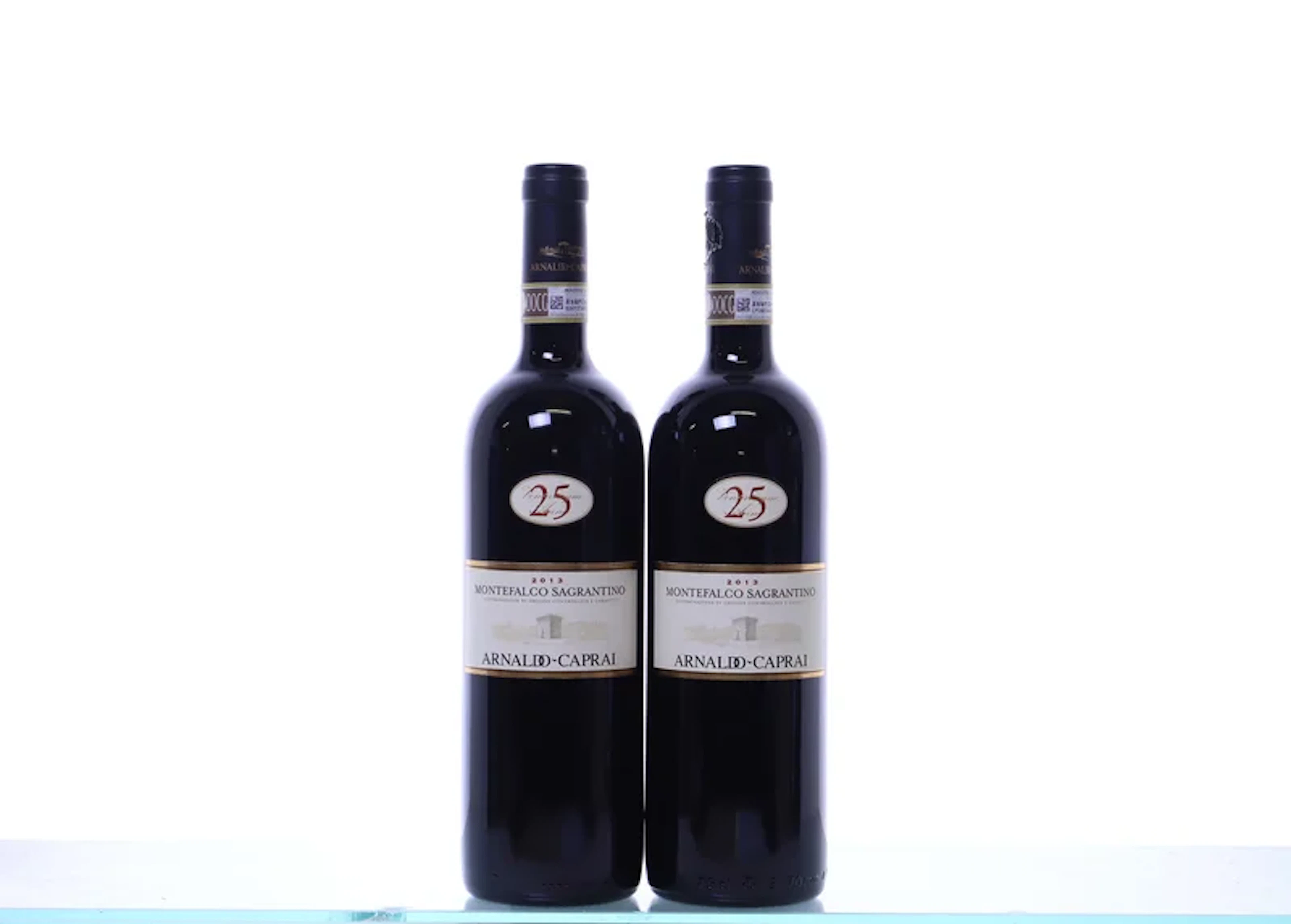 2 bottles. UMBRIA Arnaldo-Caprai, 25 Anniversario Sagrantino di Montefalco