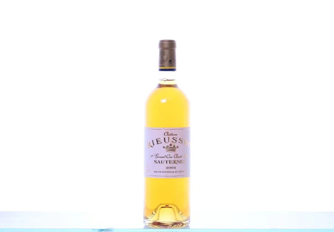 1 bottle. Château Rieussec 1er Cru Sauternes, 2004. Rating: P91.