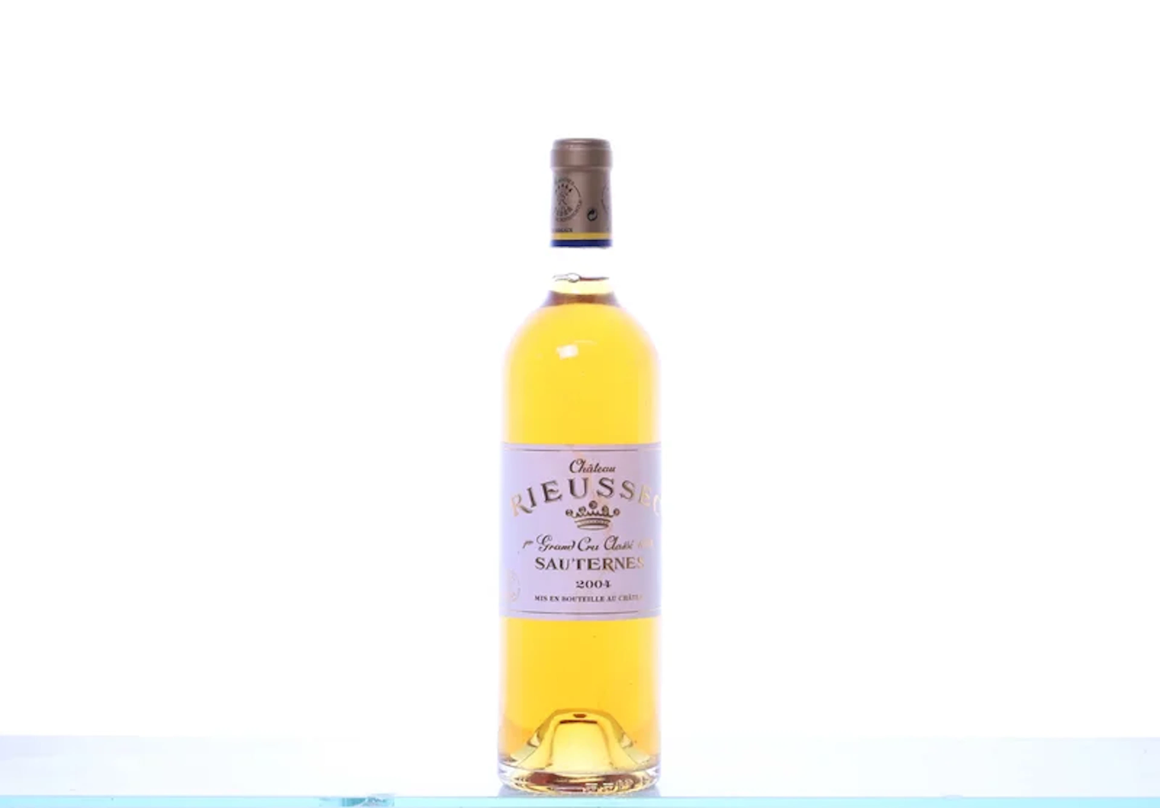 1 bottle. Château Rieussec 1er Cru Sauternes, 2004. Rating: P91.