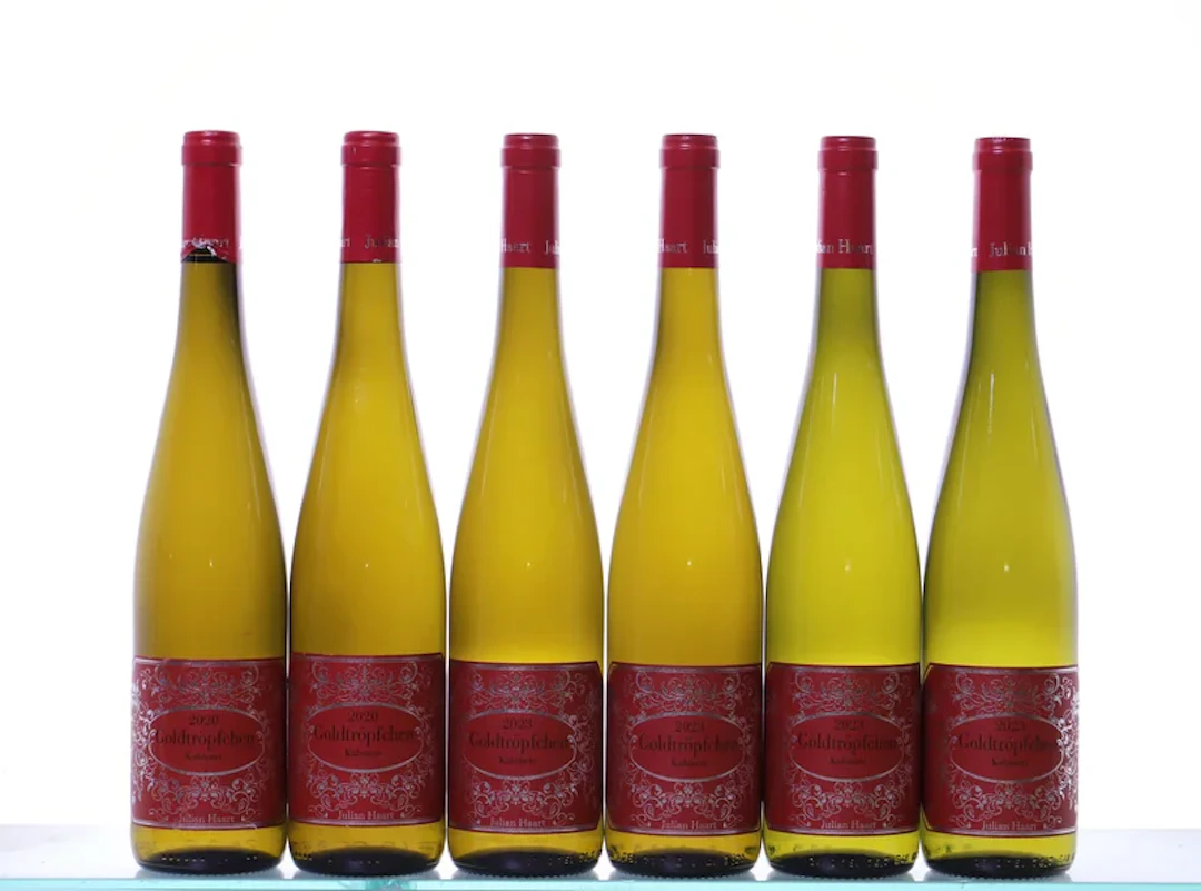 6 bottles. MOSEL Julian Haart, Piesporter Goldtröpfchen Riesling.