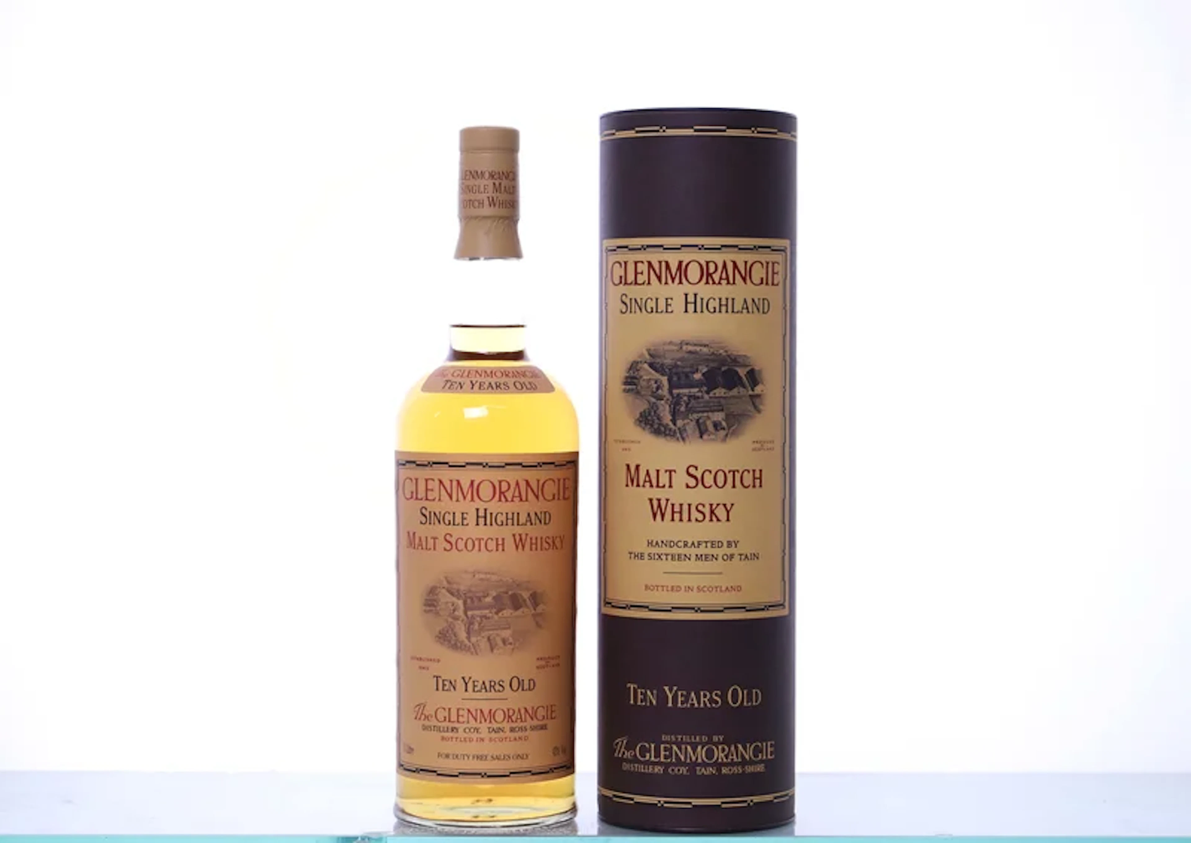 1 bottle 1-Liter OC (tube). WHISKY Highland Single Malt Glenmorangie