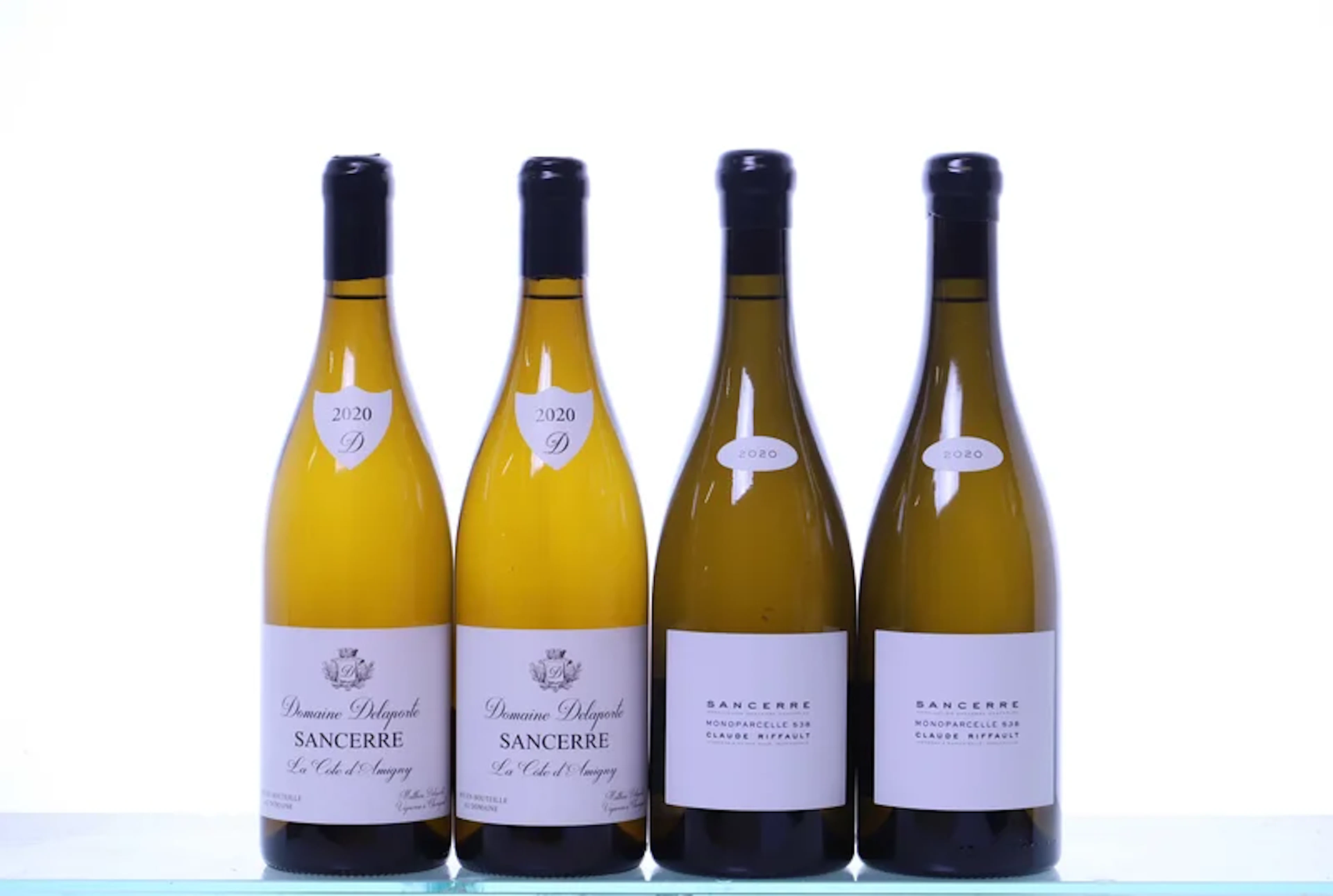 4 bottles. LOIRE Sancerre mixed, 2020. 2x La Côte d'Amigny, Domaine