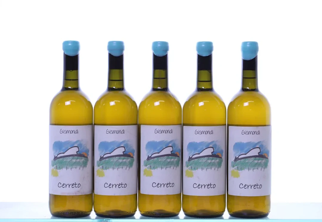 5 bottles. CAMPANIA Antonio Gismodi, Cerreto bianco, 2020.