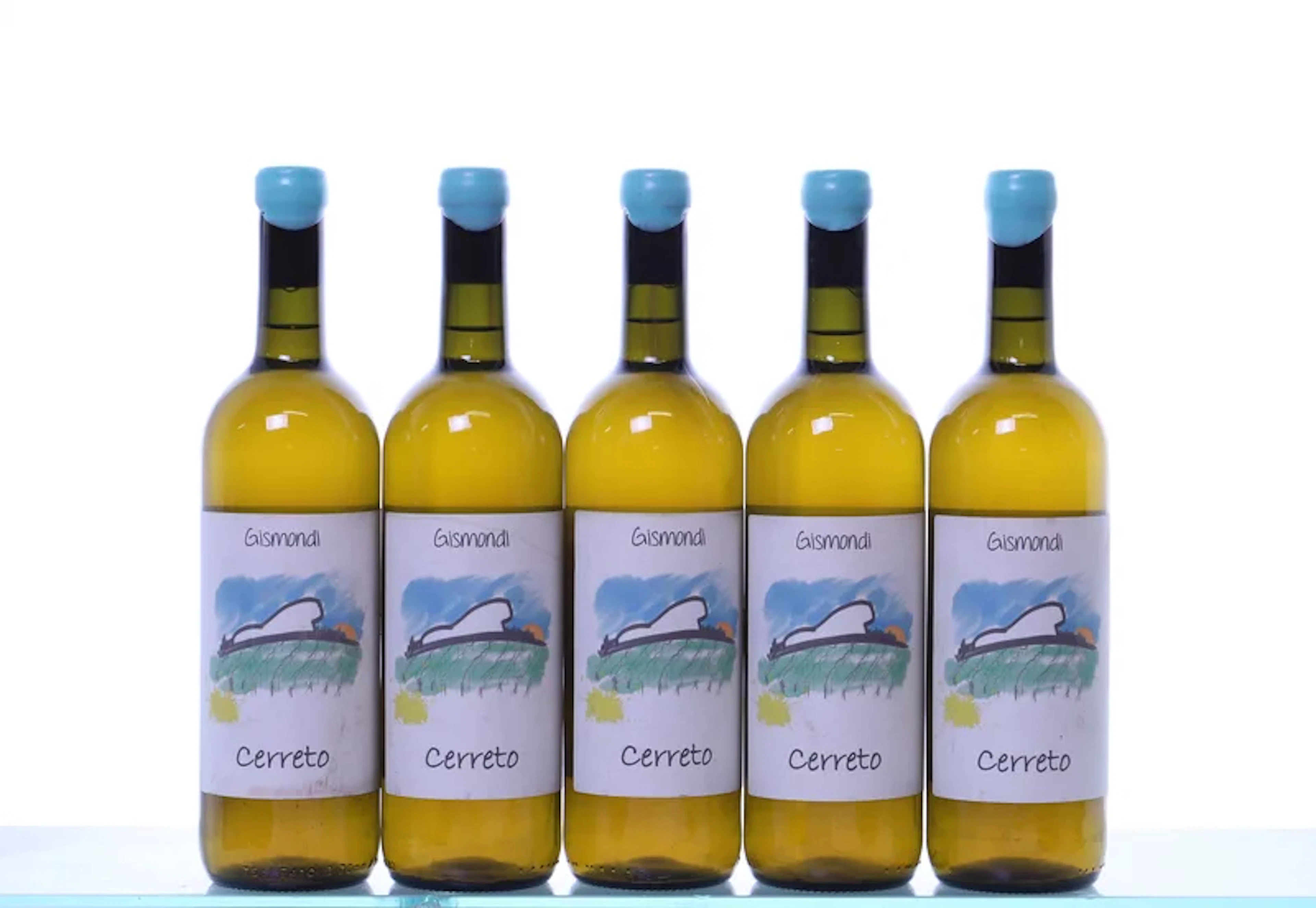 5 bottles. CAMPANIA Antonio Gismodi, Cerreto bianco, 2020.