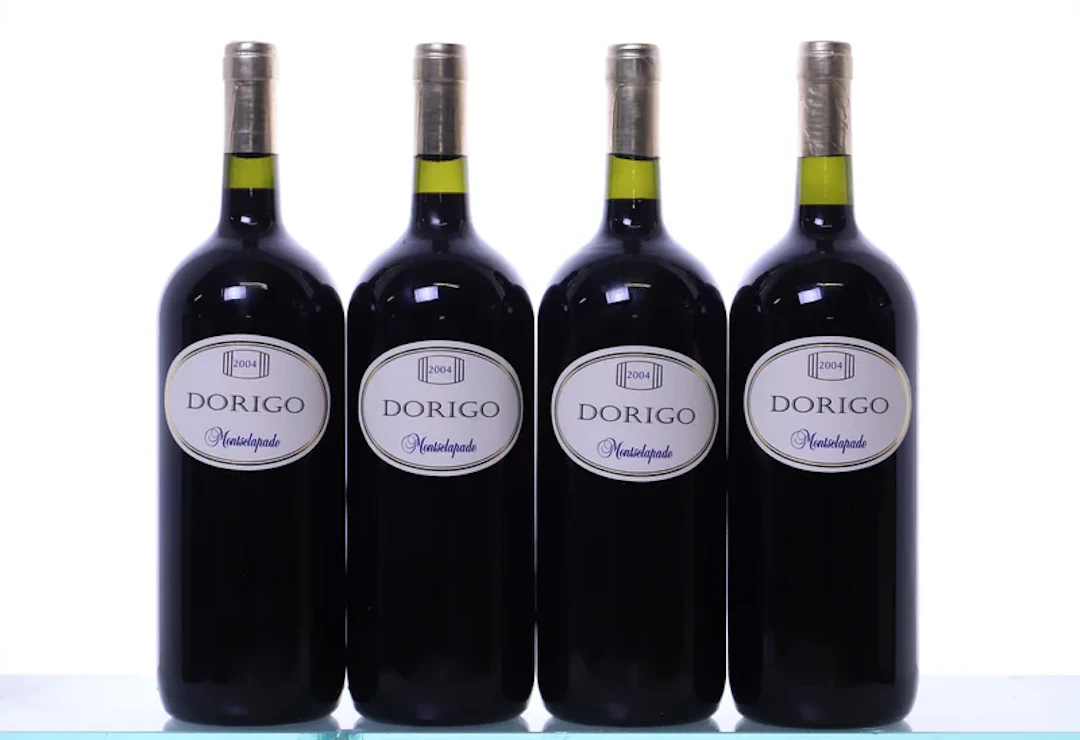 4 magnums OC. FRIULI Dorigo, Vigneto Montsclapade, 2004.