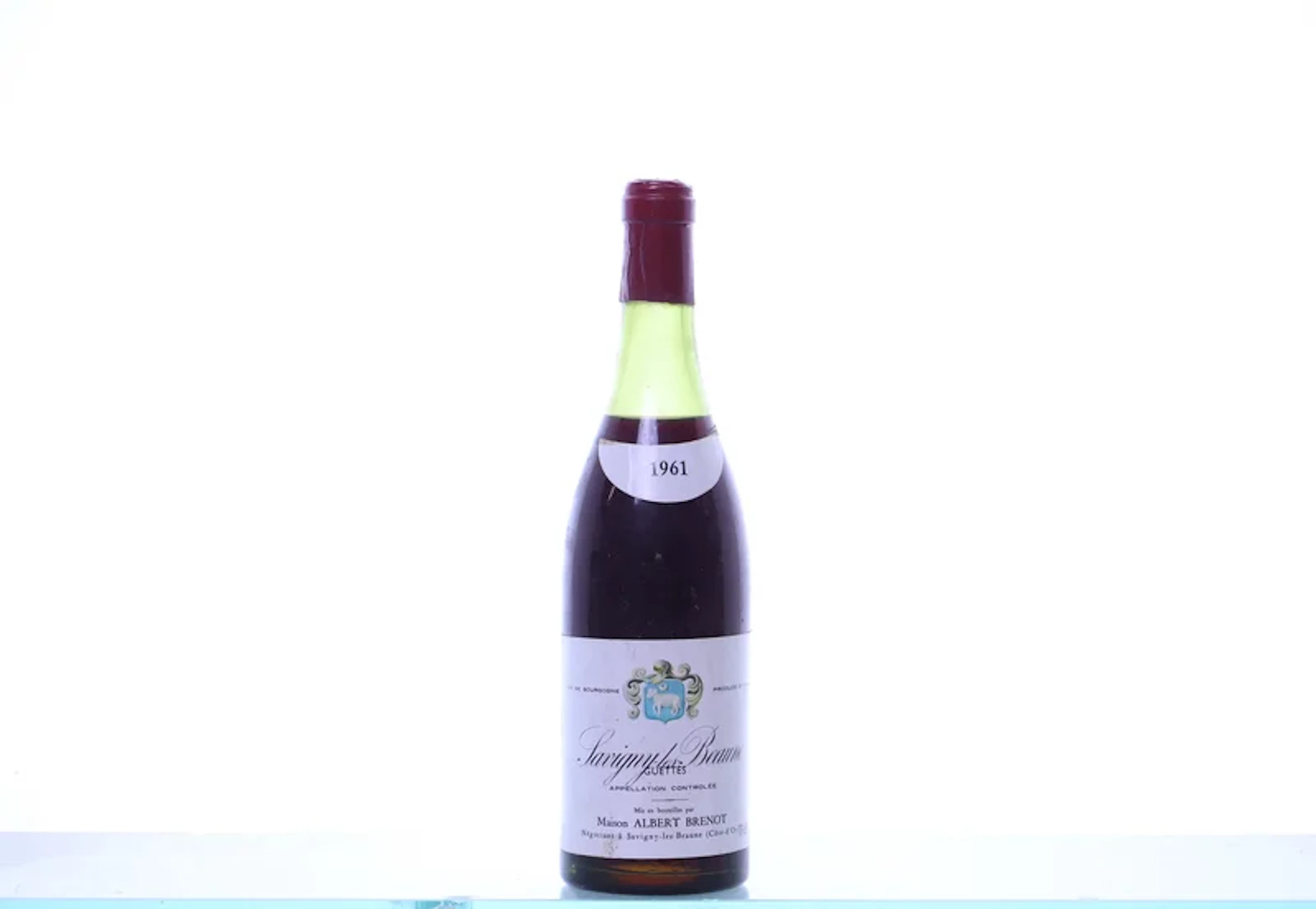 1 bottle. BRENOT Albert, Savigny-les-Beaune Guettes, 1961.