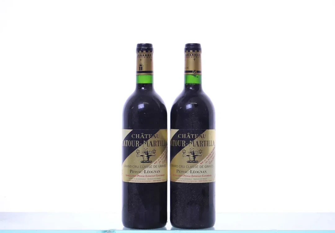 2 bottles. Château Latour-Martillac Pessac-Léognan, 1998.