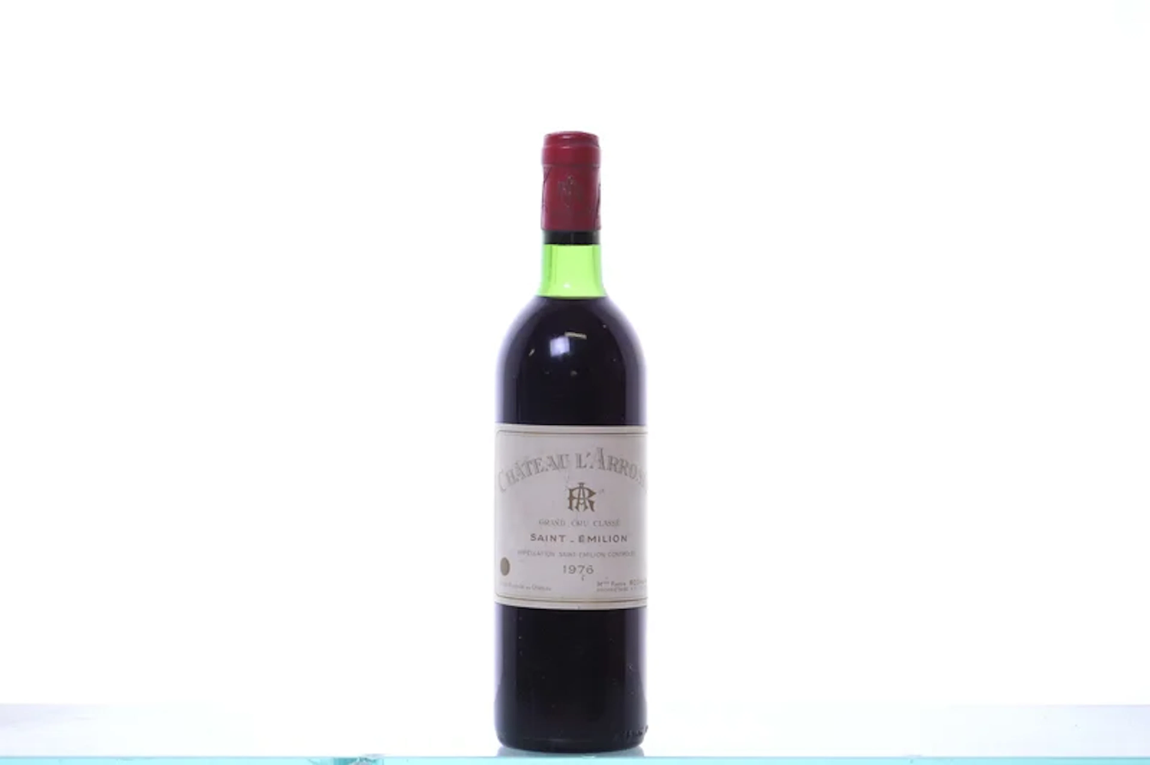 1 bottle. Château L'Arrosée Grand Cru Classé Saint-Emilion, 1976.
