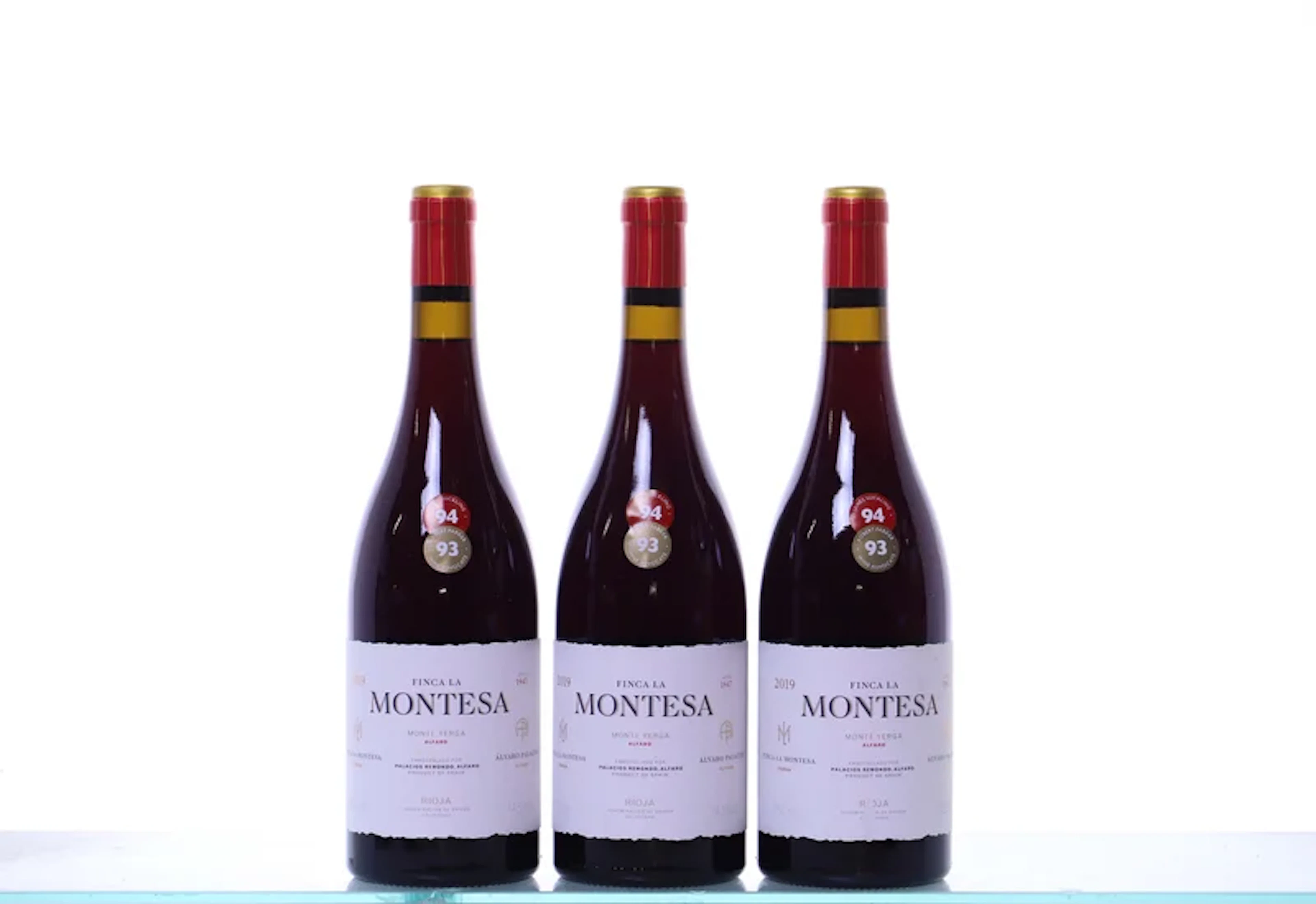 3 bottles. RIOJA Palacios Remondo, Finca La Montesa Monte Yerga, 2019.