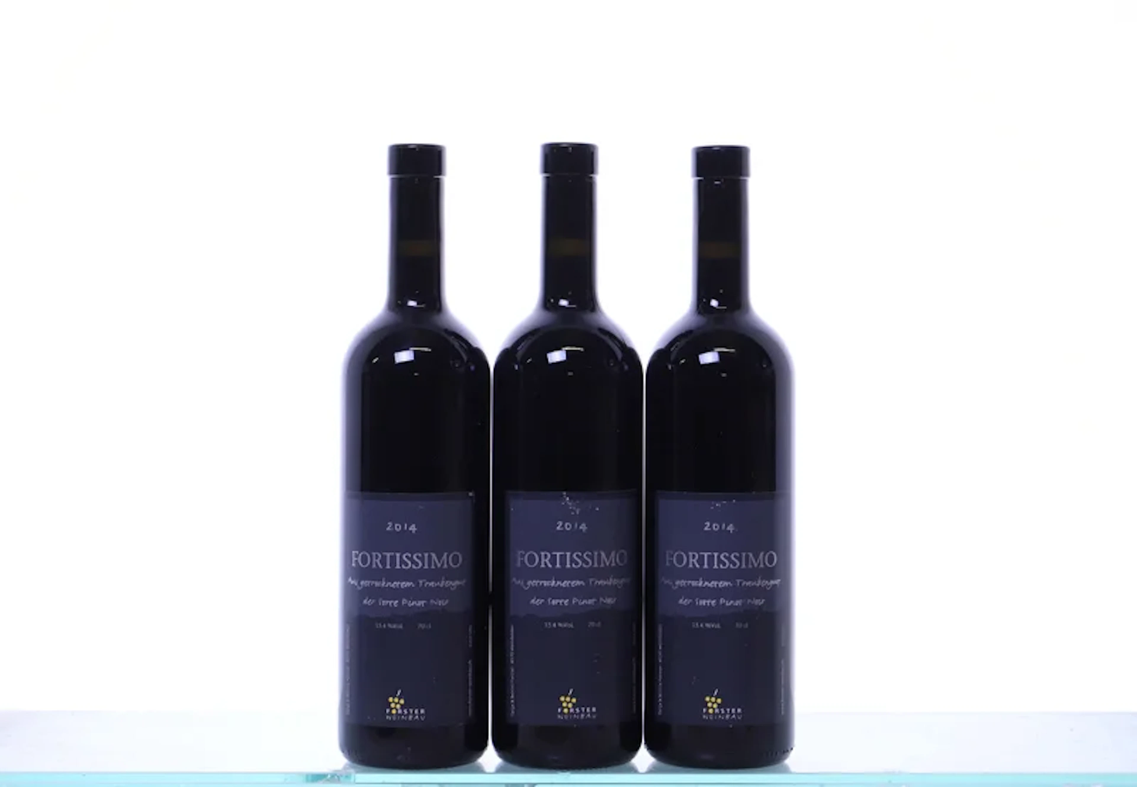 3 bottles. THURGAU Forster Weinbau, Pinot Noir Fortissimo, 2014.
