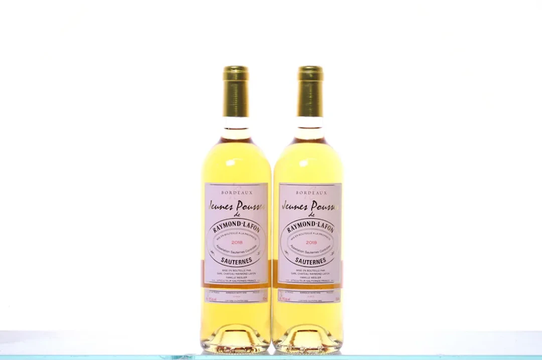 2 bottles. Château Raymond-Lafon, Jeunes Pousses, 2018.