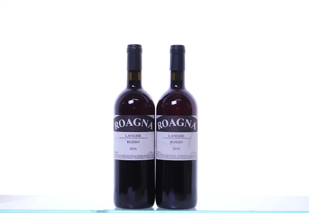 2 bottles. ROAGNA, Langhe Rosso. 1x 2016, 1x 2019.