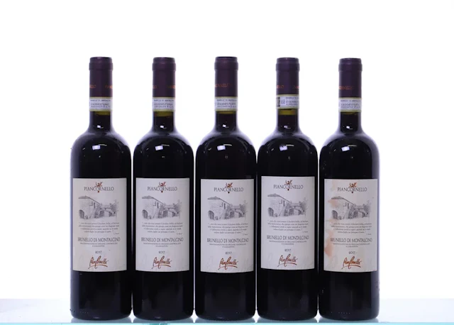 5 bottles. PIANCORNELLO Brunello di Montalcino, 2017.