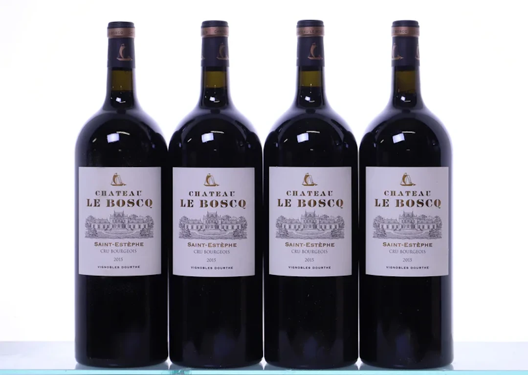 4 magnums. Château Le Boscq Cru Bourgeois Saint-Estèphe, 2015.