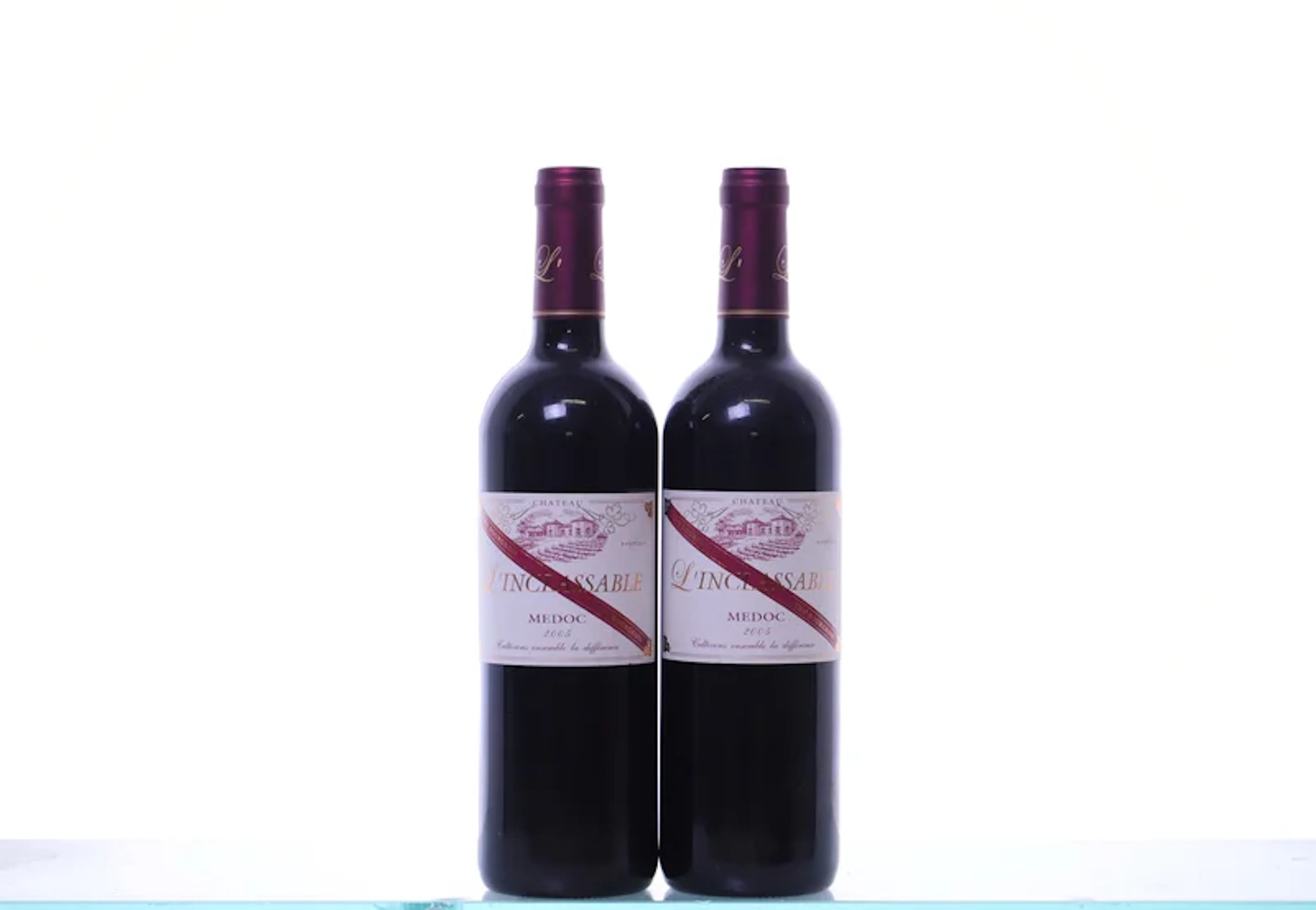 2 bottles. Château L'Inclassable Cru Bourgeois Médoc, 2005.
