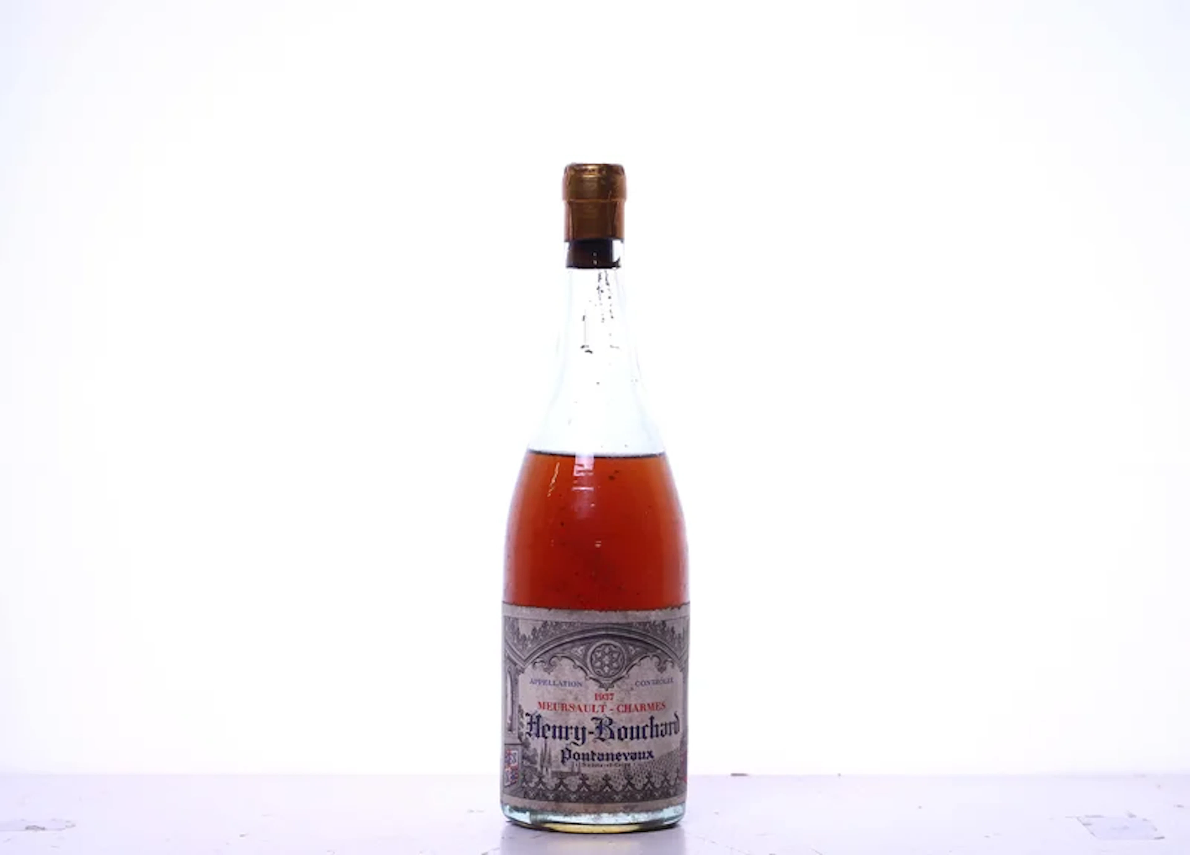 1 bottle. BOUCHARD Henry, Meursault 1er Cru Charmes, 1937.