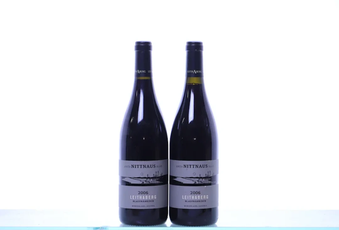 2 bottles. NITTNAUS Blaufränkisch, Leithaberg, 2006.