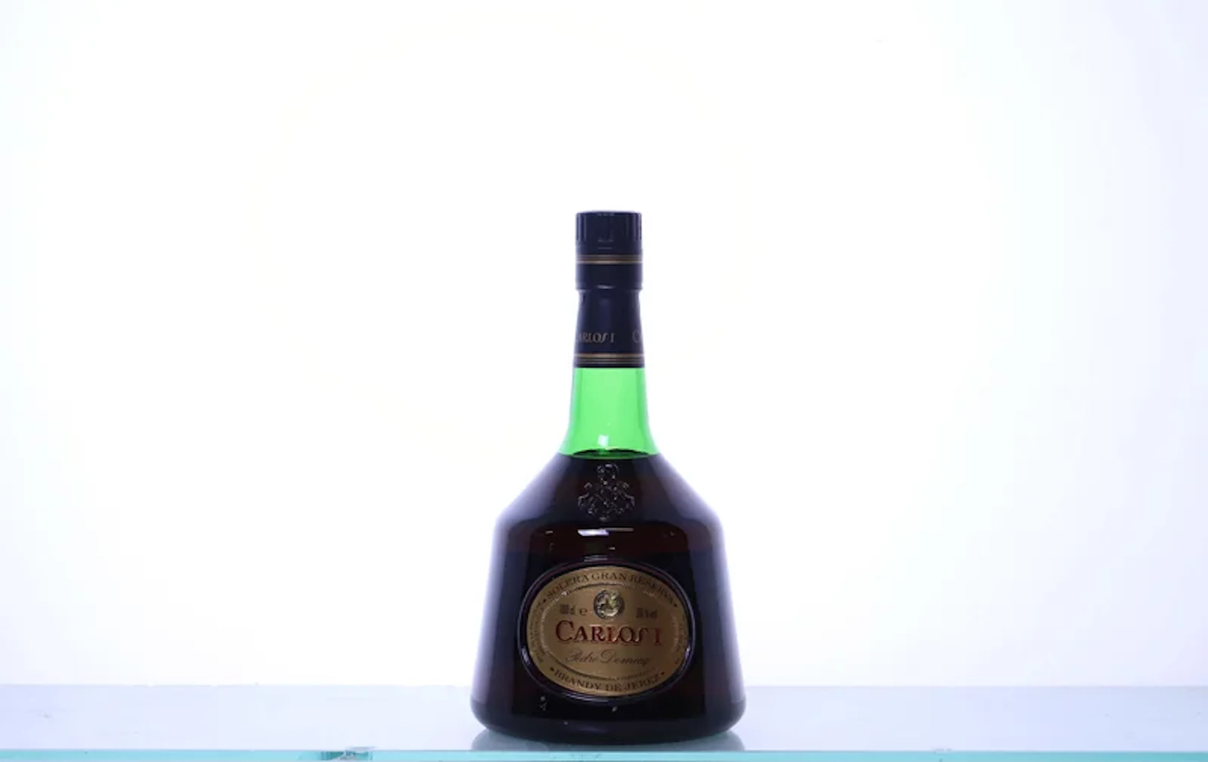 1 bottle 1-Liter. BRANDY Domecq Carlos I Solera Gran Reserva.