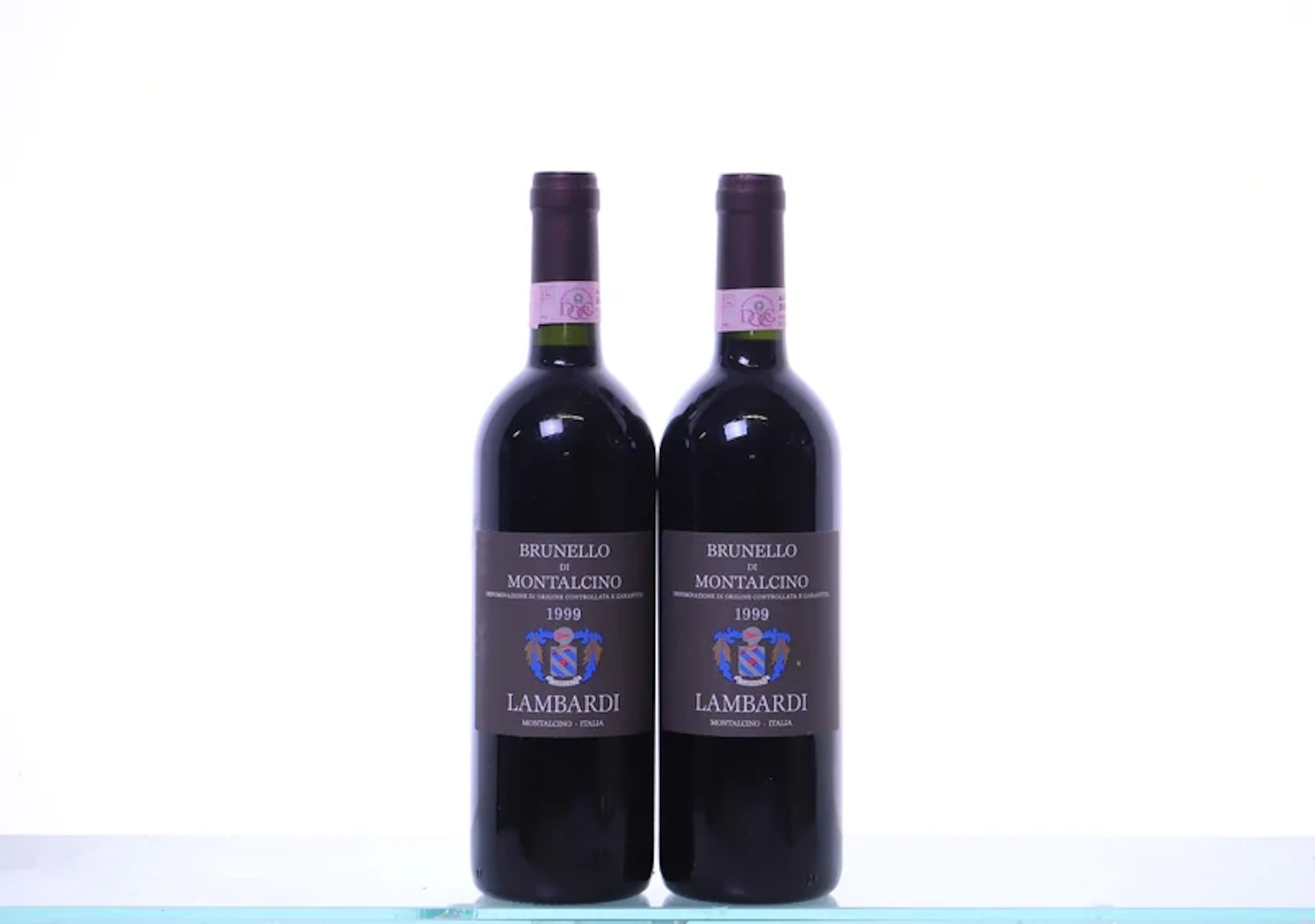 2 bottles. LAMBARDI Brunello di Montalcino, 1999.