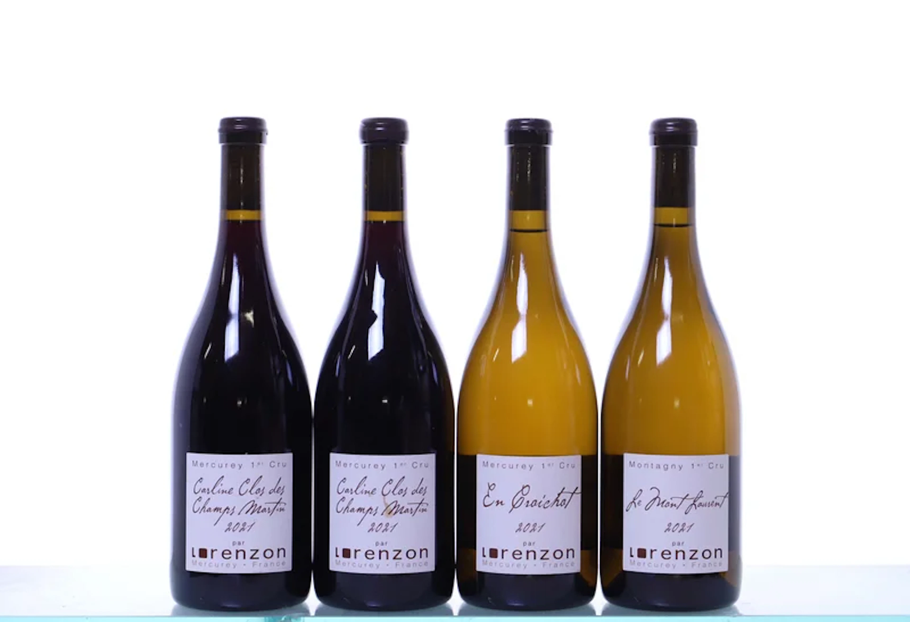 4 bottles. LORENZON Bruno, mixed 1er Cru, 2021. 2x Carline Clos des