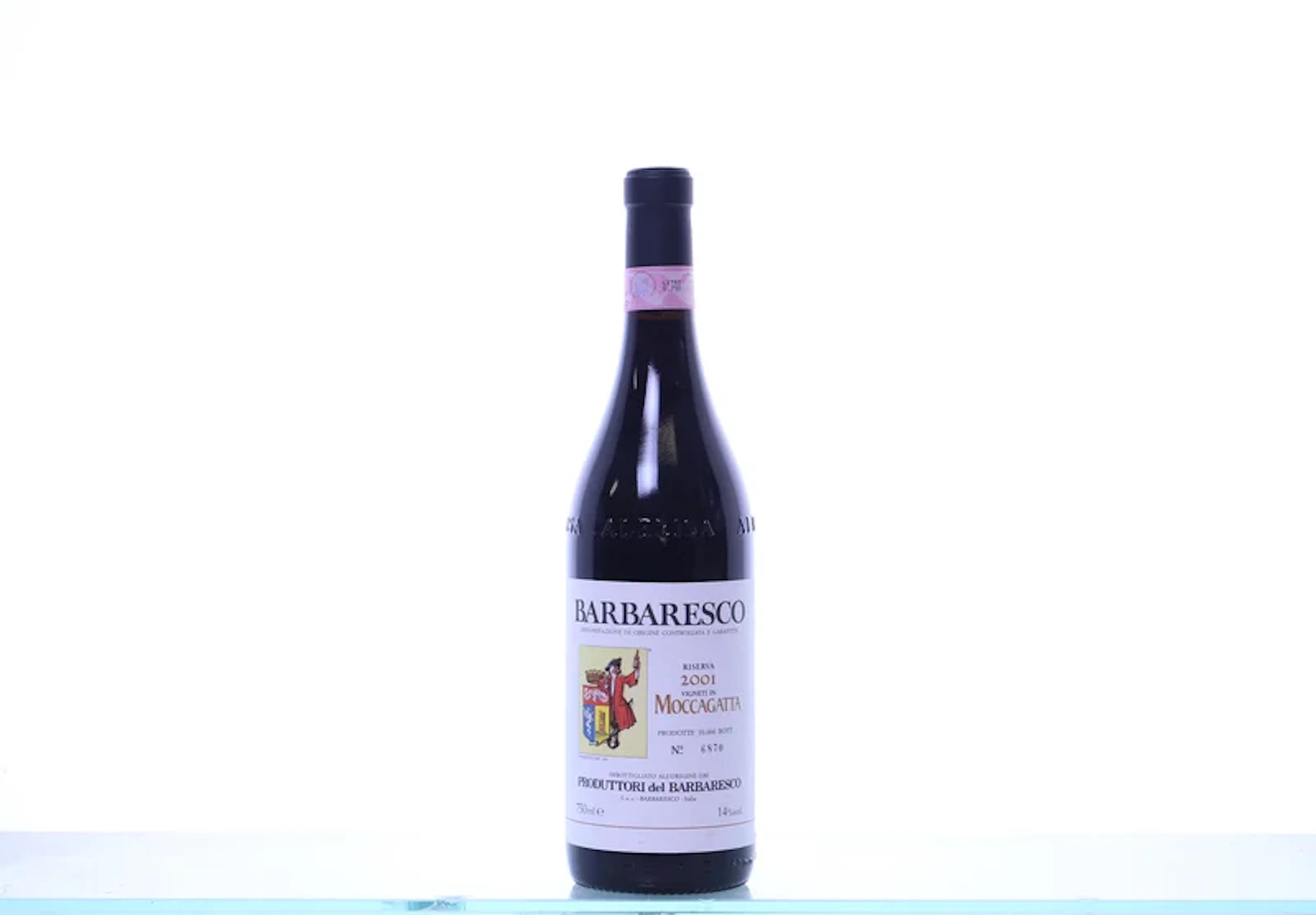 1 bottle. PRODUTTORI DEL BARBARESCO Barbaresco Riserva Moccagatta, 2001.