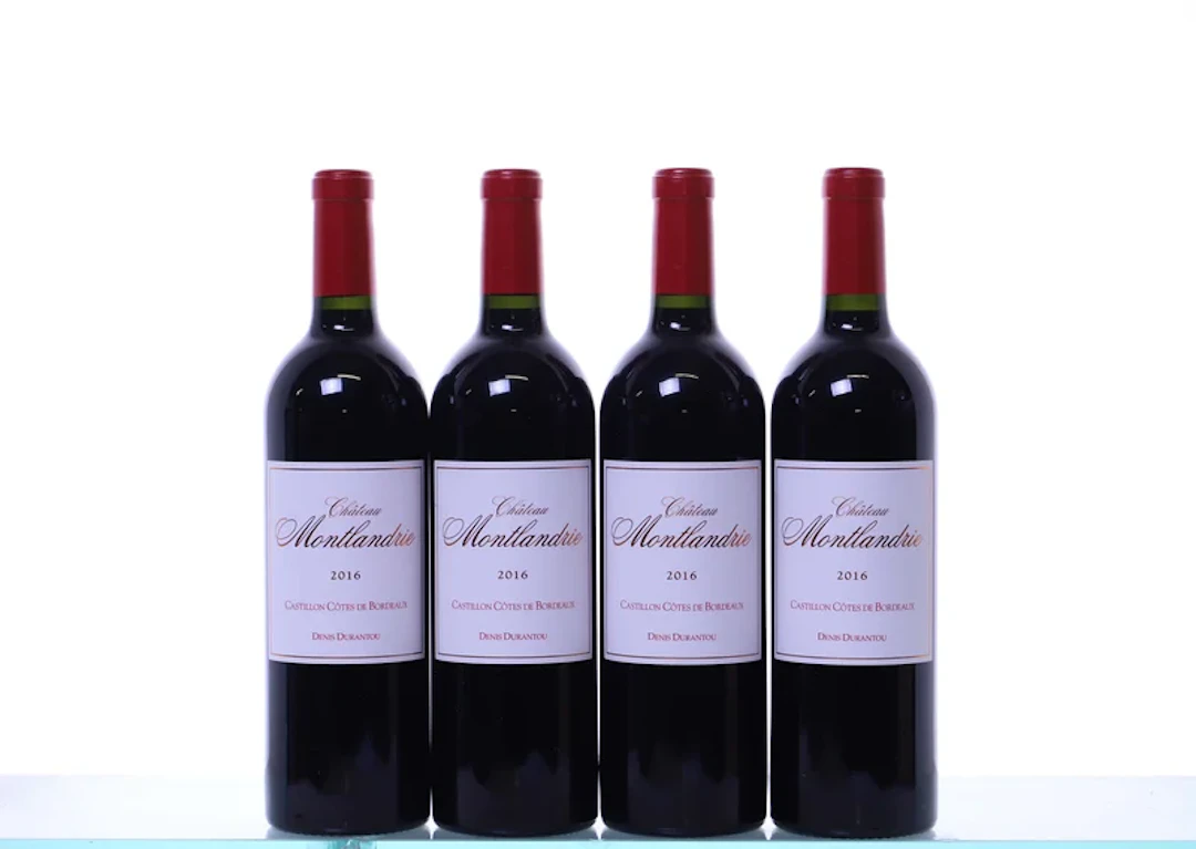 4 bottles, OC-6. Château Montlandrie Côtes de Castillon, 2016.
