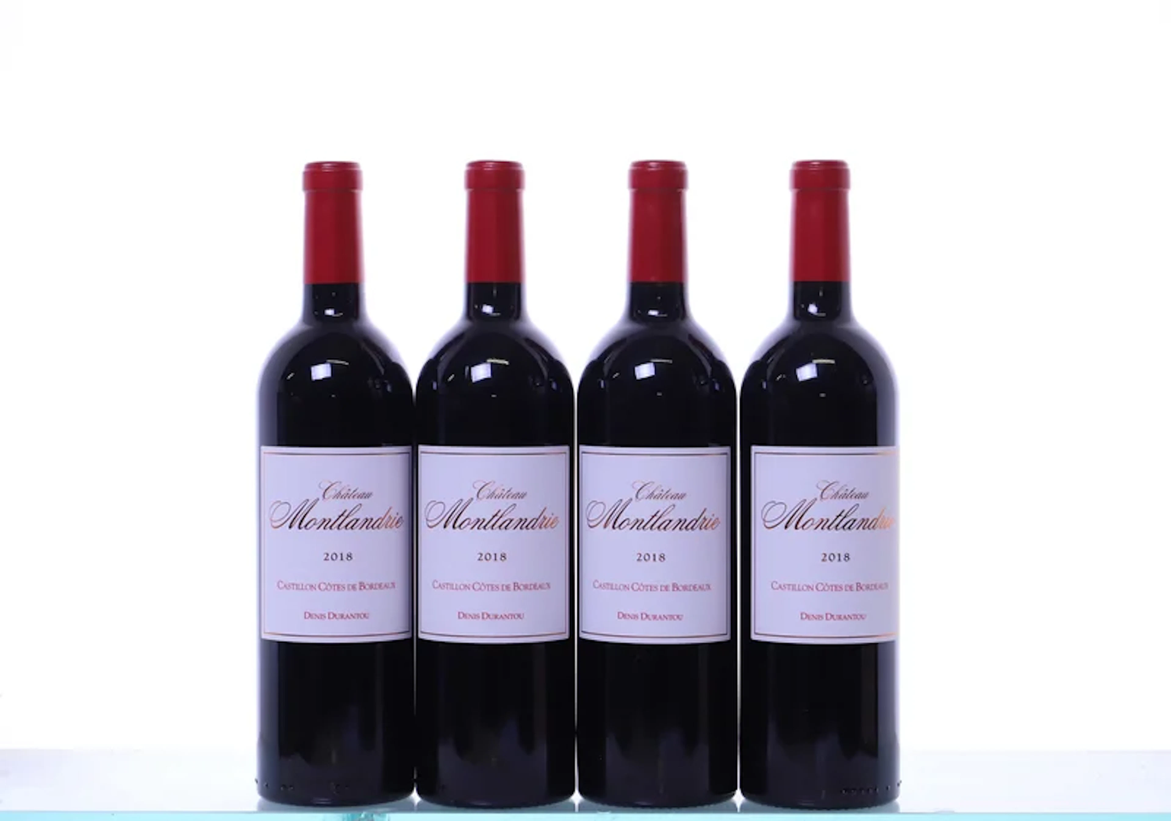 4 bottles, OC-6. Château Montlandrie Côtes de Castillon, 2018.