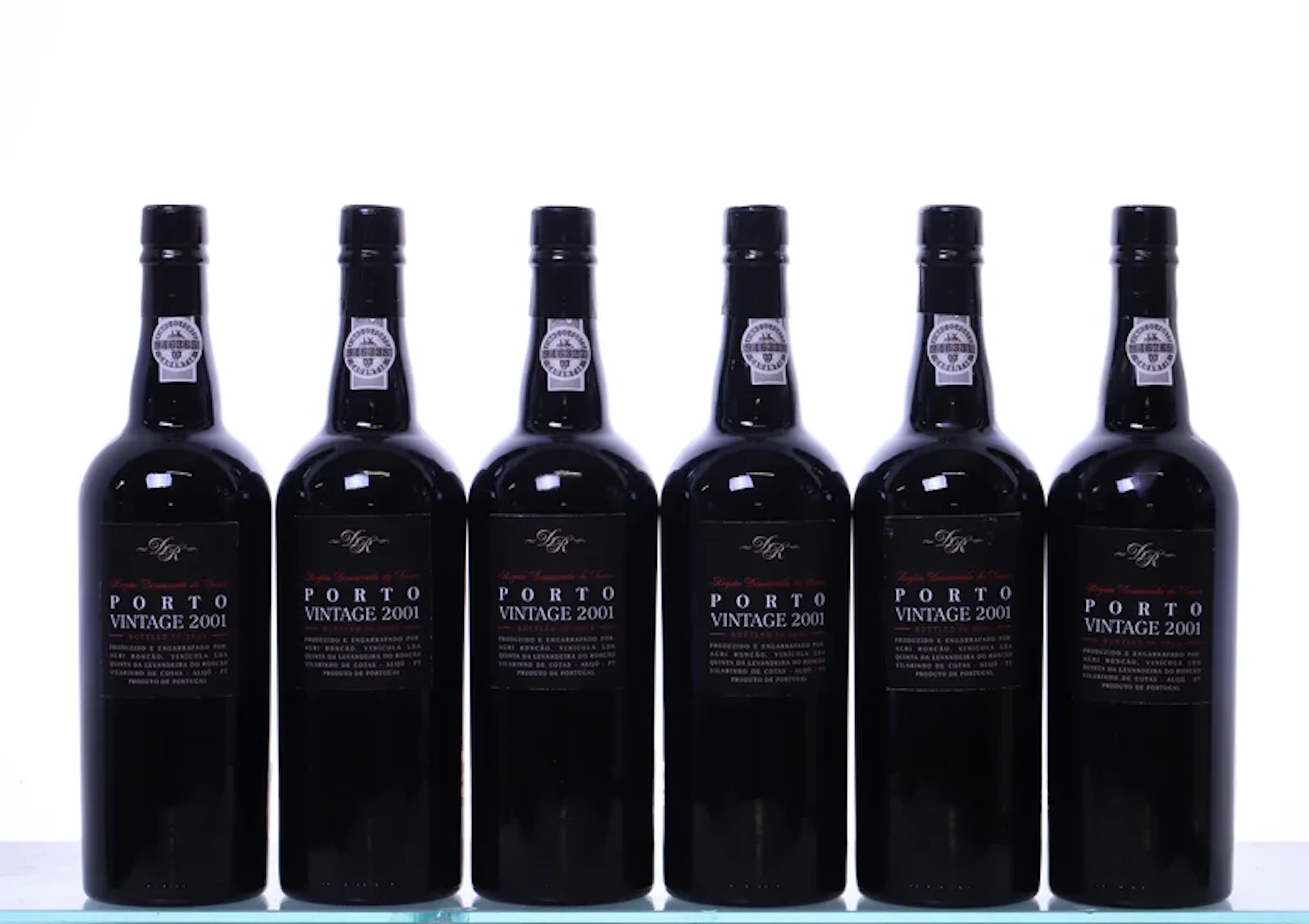 6 bottles OC. PORTO Vintage, Agri-Roncão, 2001.