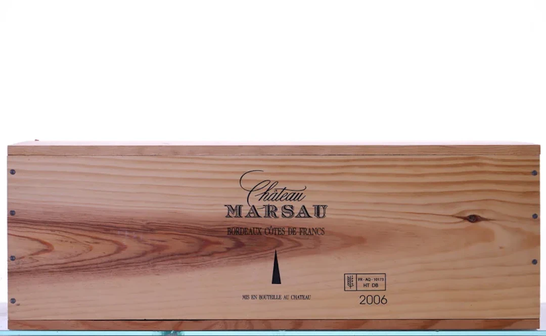 1 double magnum OWC. Château Marsau Francs Côtes-de-Bordeaux, 2006.