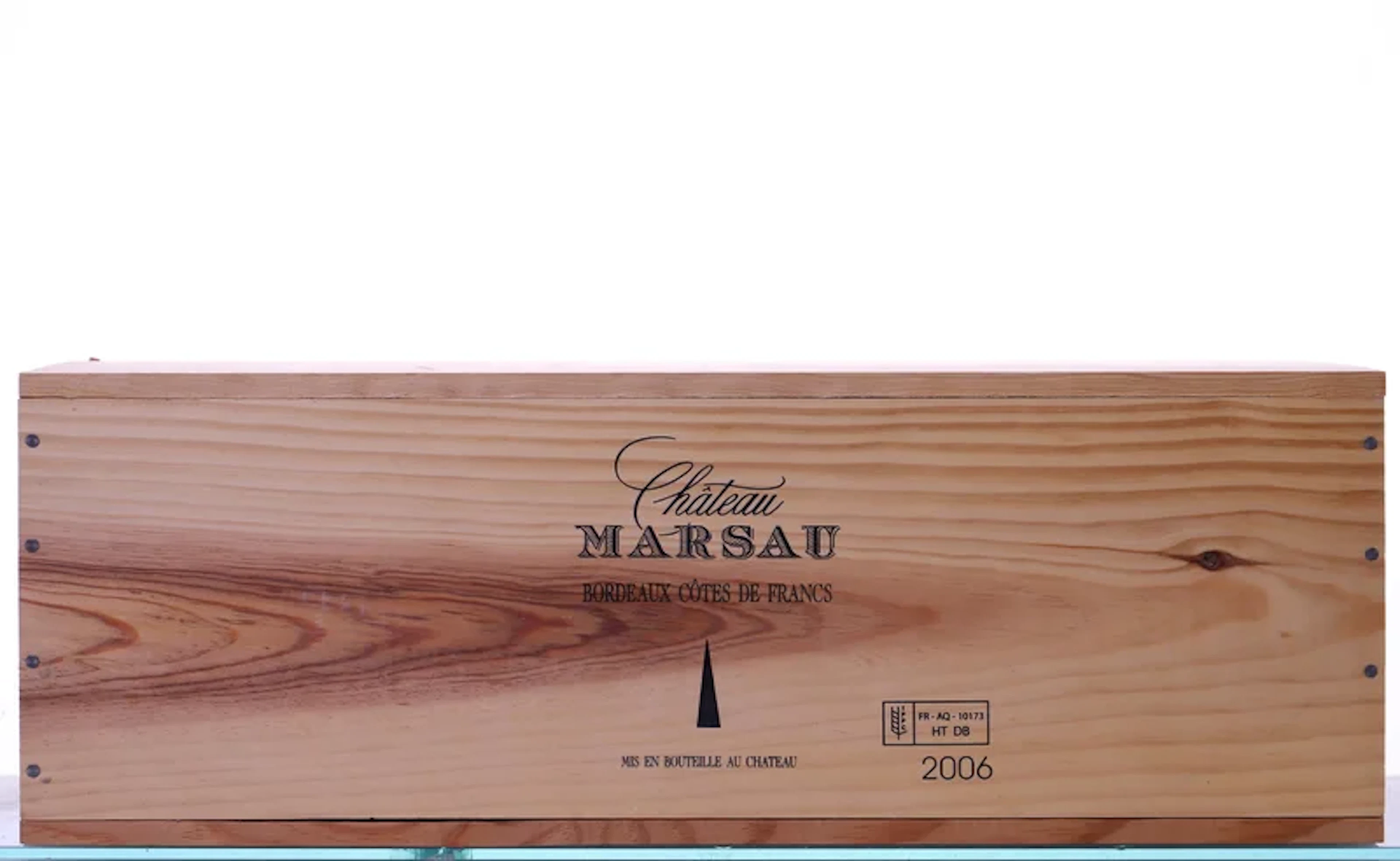 1 double magnum OWC. Château Marsau Francs Côtes-de-Bordeaux, 2006.