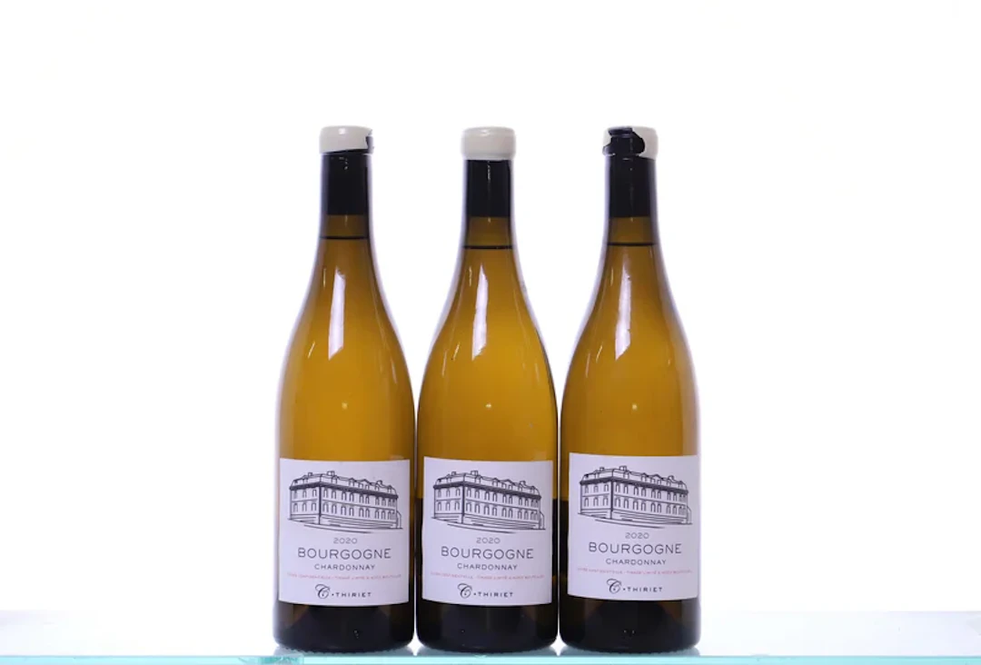 3 bottles. THIRIET Camille, Bourgogne Chardonnay, 2020.