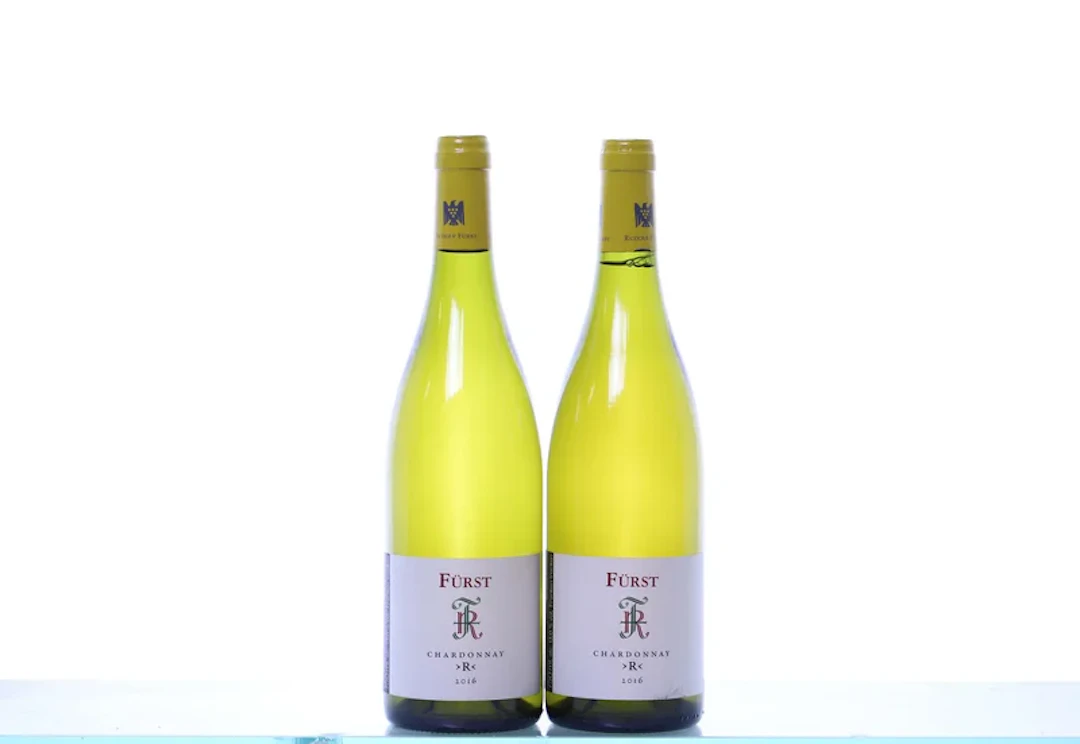 2 bottles. FRANKEN Fürst, R Chardonnay, 2016.