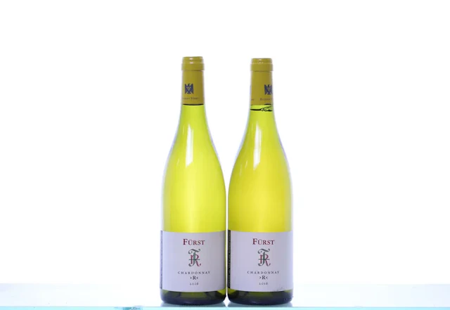 2 bottles. FRANKEN Fürst, R Chardonnay, 2016.
