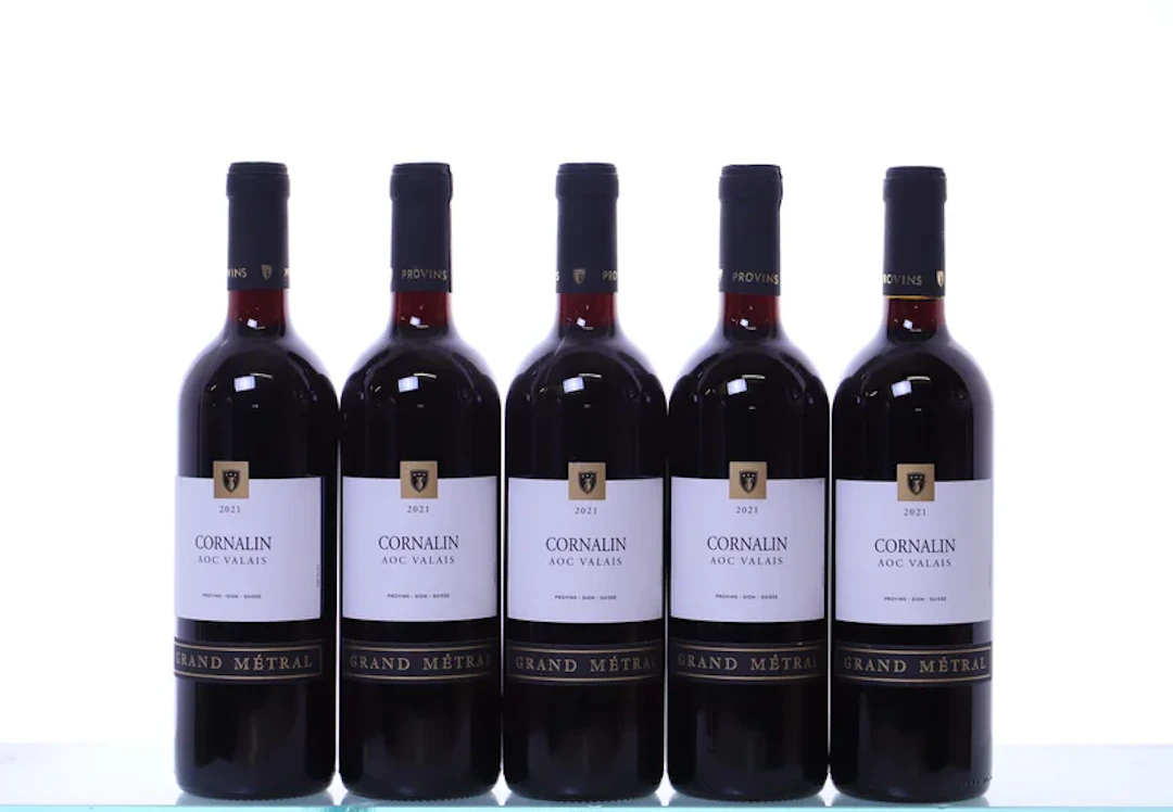 5 bottles. WALLIS Provins, Grand Métral Cornalin, 2021.