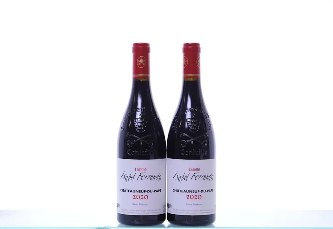 2 bottles. SAINT PRÉFERT (Isabel Ferrando) Châteauneuf-du-Pape rouge, 2020.