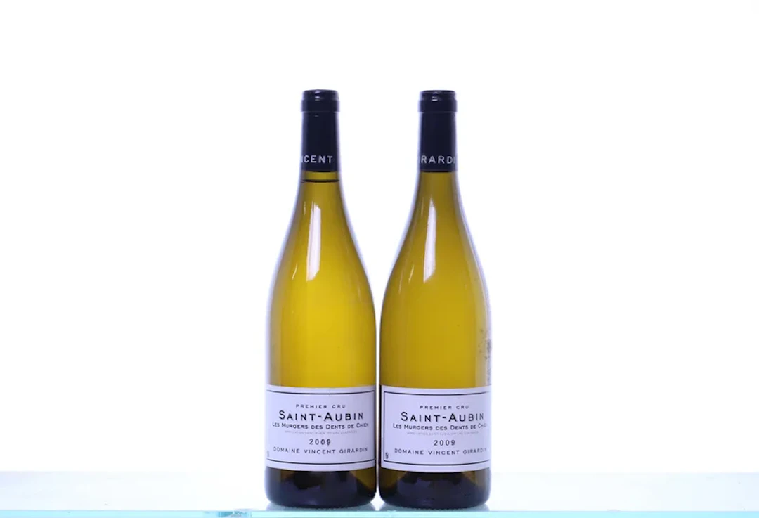 2 bottles. GIRARDIN Vincent, Saint-Aubin les Murgers des Dents de Chien, 2009.